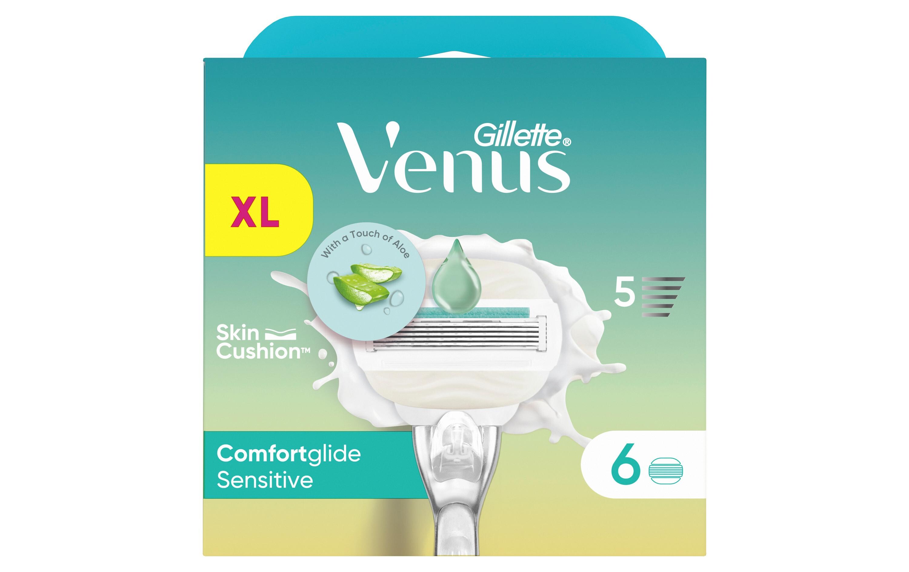 Gillette Venus Rasierklingen Comfortglide Sensitive 6er Pack