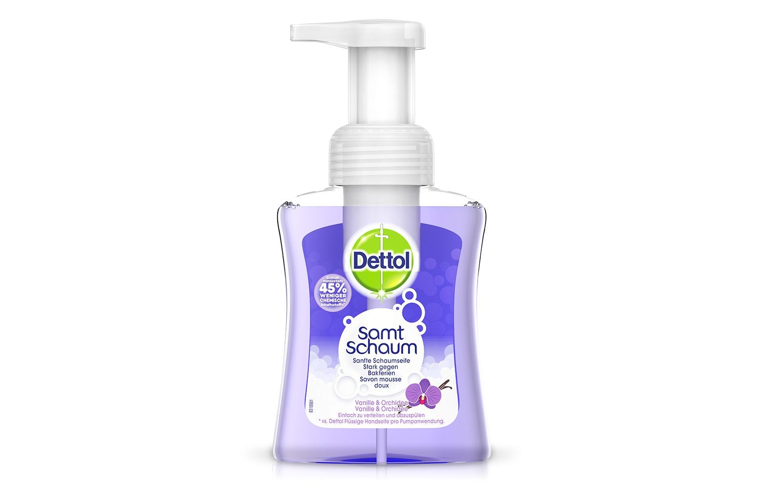 Dettol Schaum Seife Vanille Orchidee 250 ml