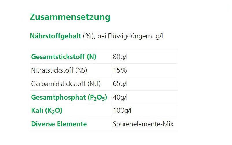 Hauert Flüssigdünger Universal, 1 l