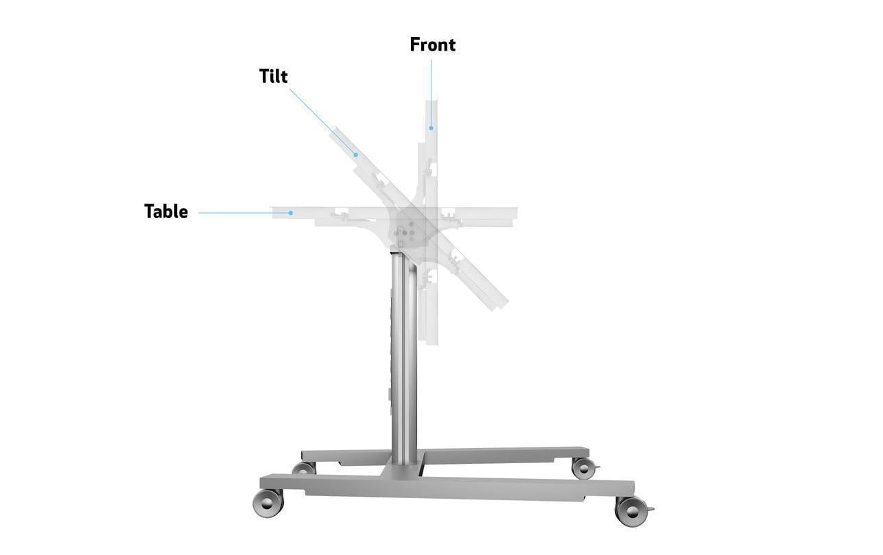 Multibrackets TV-Trolley Stand 80 HD Silber