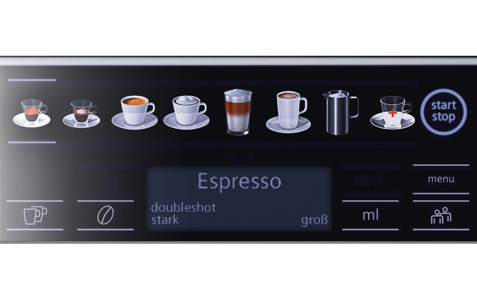 Siemens Kaffeevollautomat EQ.6 plus s300 Grau, Schwarz