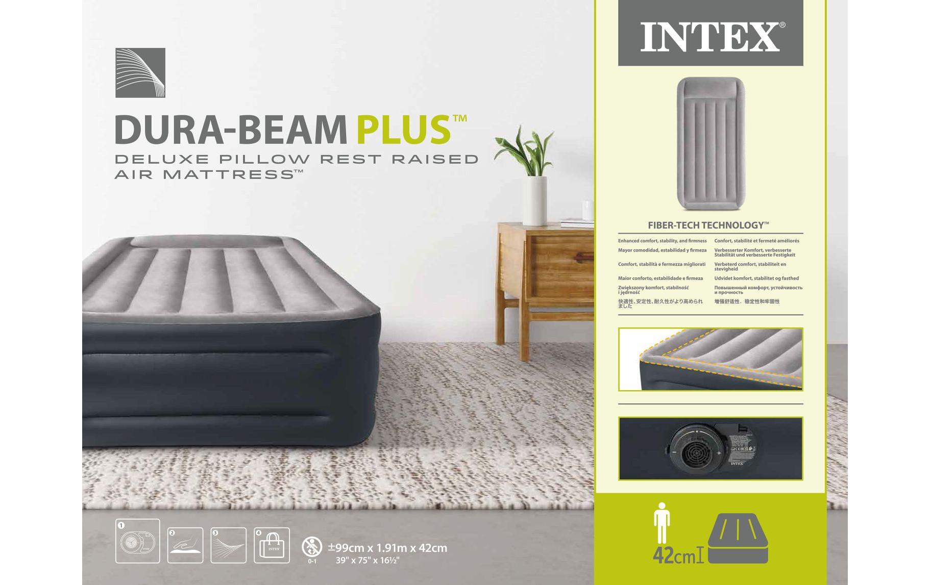 Intex Luftbett DuraBeam+ Deluxe Twin 99 x 191 x 42 cm