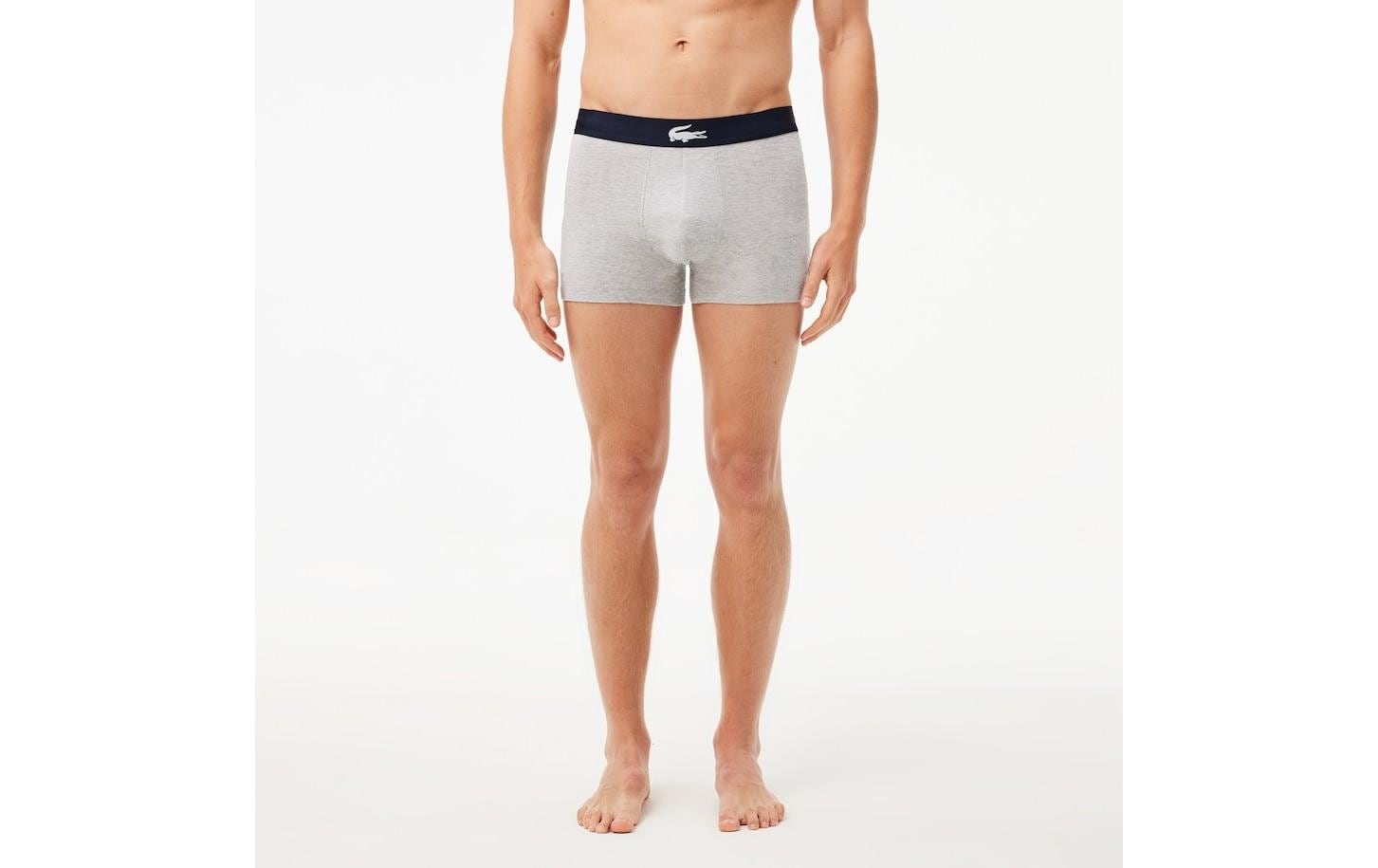 Lacoste Boxershort 3er Pack Blau/Dunkelblau/Grau, L