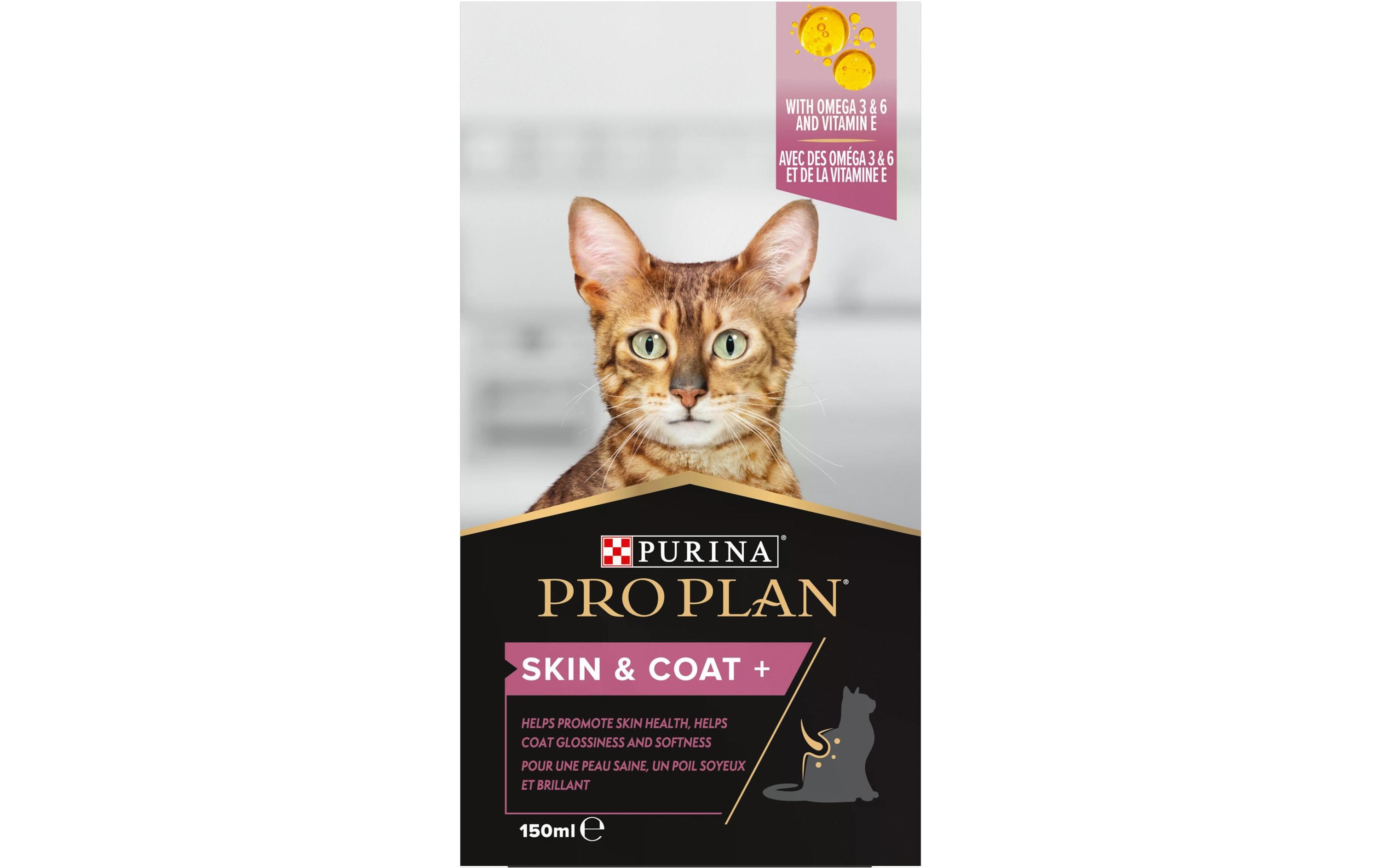 Purina Pro Plan Katzen-Nahrungsergänzung Skin & Coat+ 150 ml