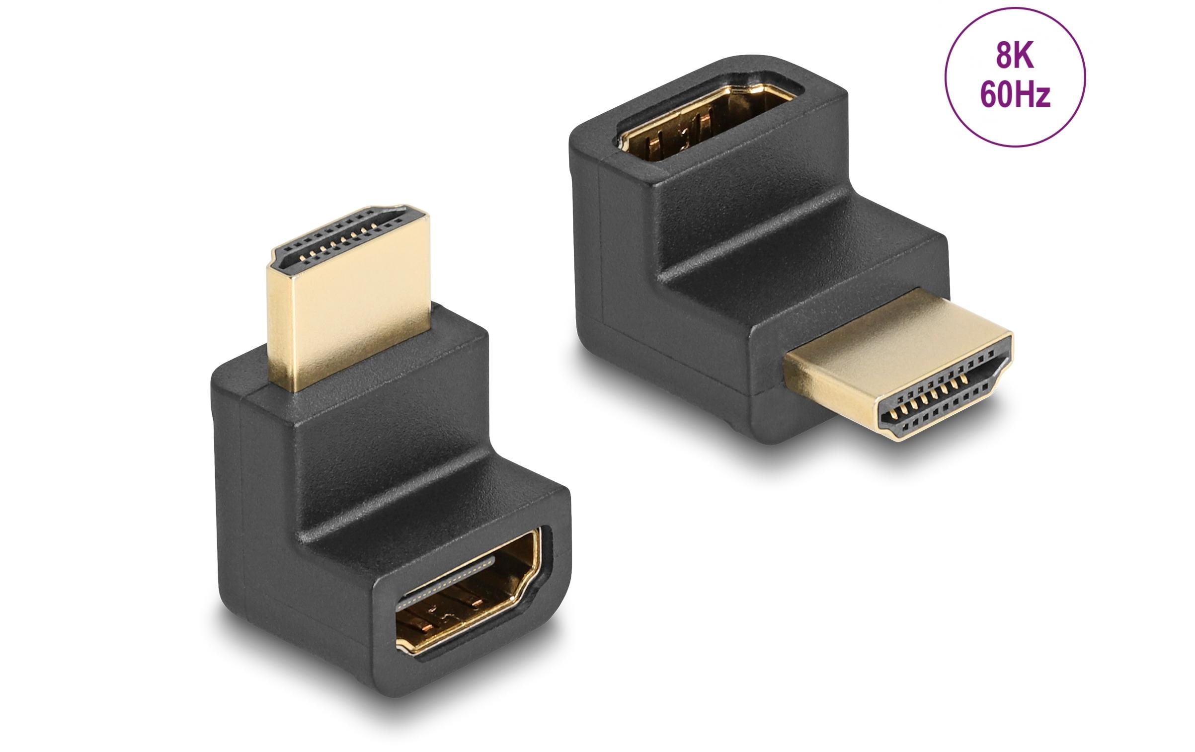 Delock Adapter gewinkelt HDMI - HDMI, 8K 60Hz