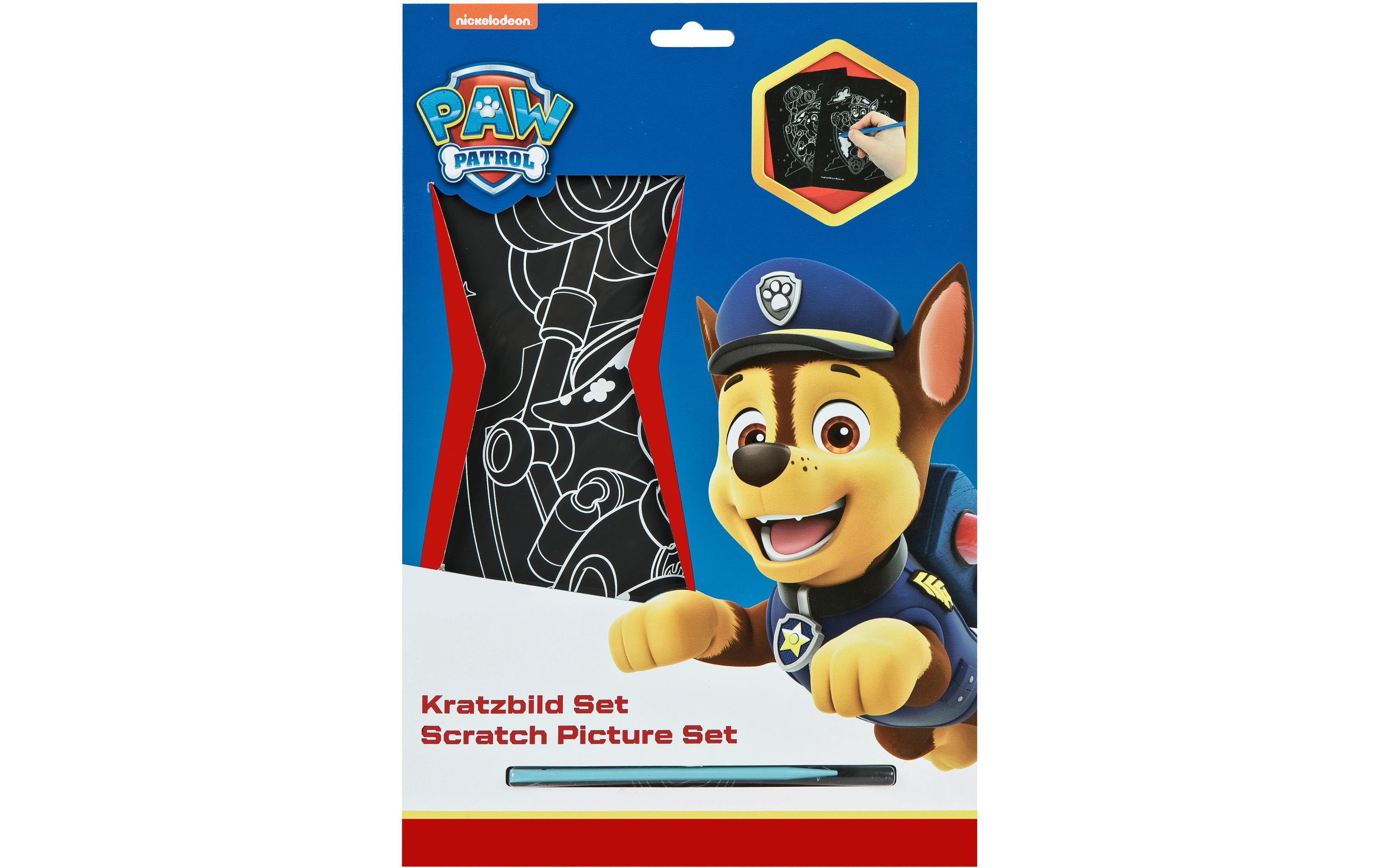 Undercover Fanartikel Kratzbild Set Paw Patrol