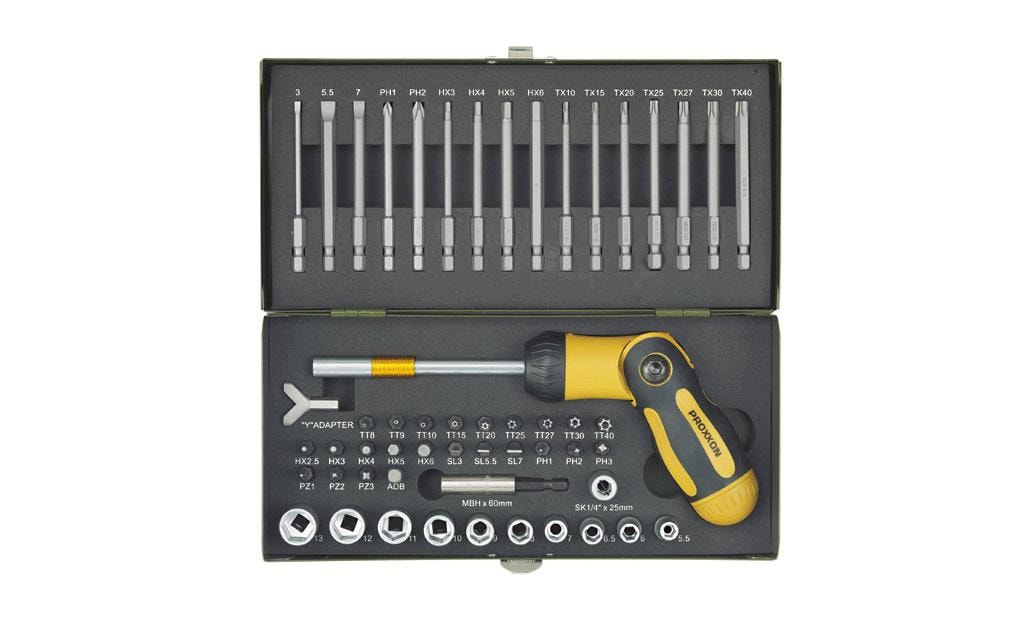 Proxxon Industrial Ratschen-Set 54-teilig