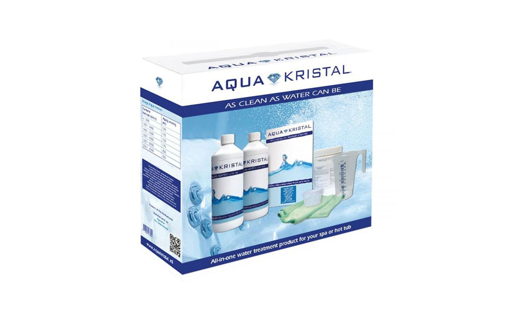 Aqua Kristal Desinfektionsset für Whirlpools, 5-teilig