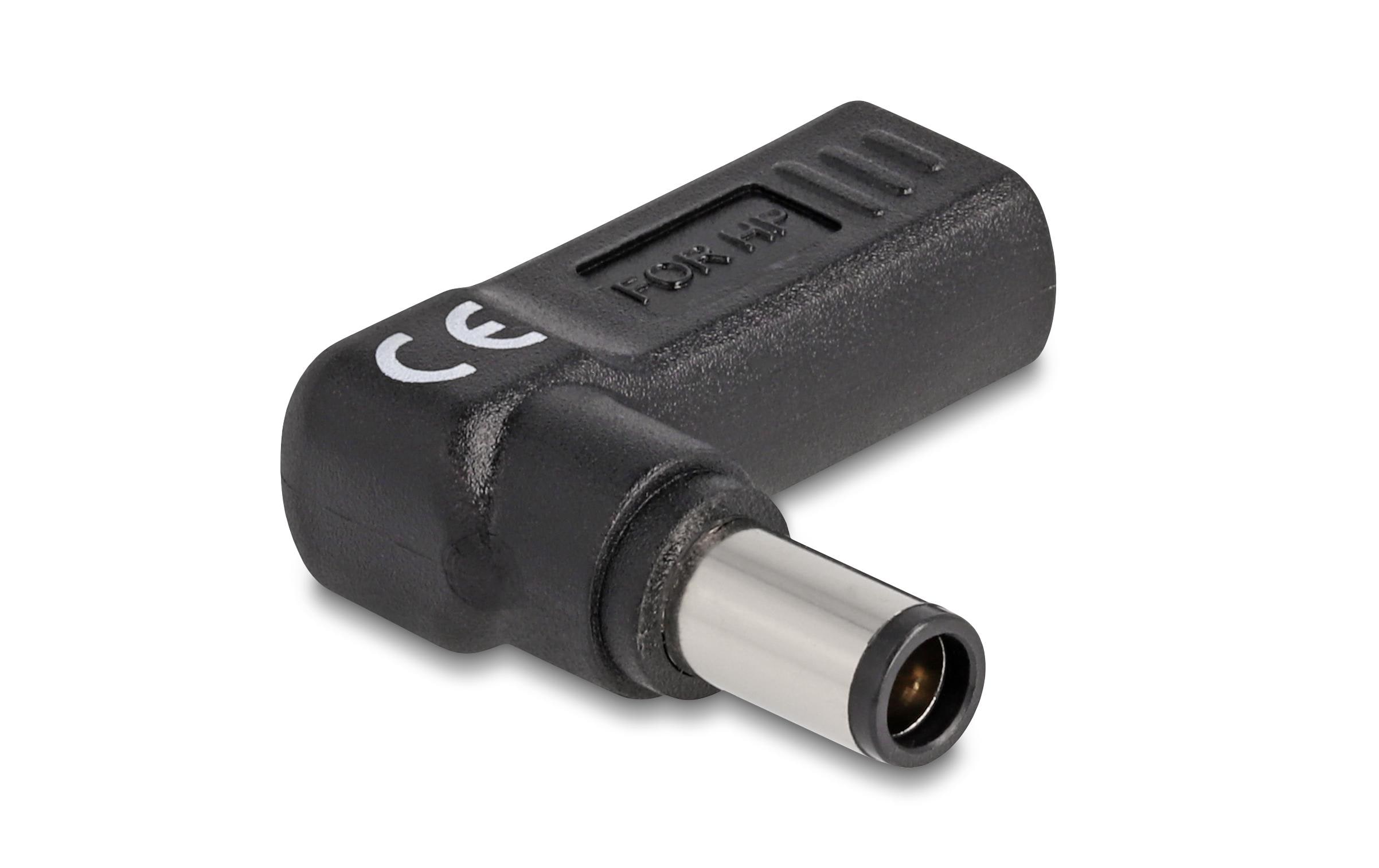 Delock Adapter USB-C zu HP 7.4 x 5.0 mm 90° gewinkelt