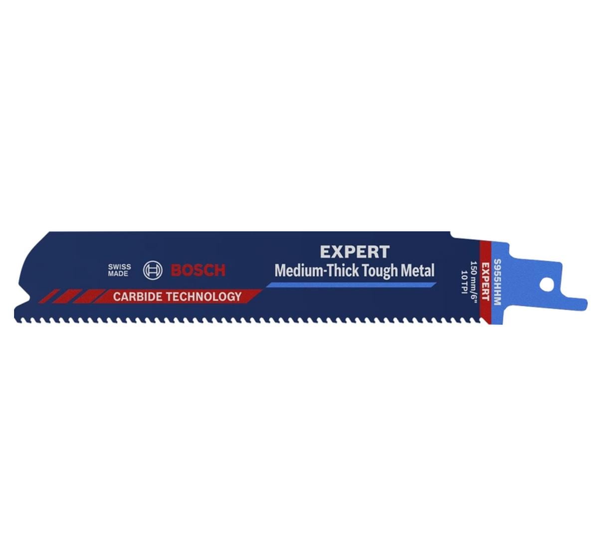 Bosch Professional Säbelsägeblatt EXPERT Medium-Thick Tough Metal S 955 HHM,