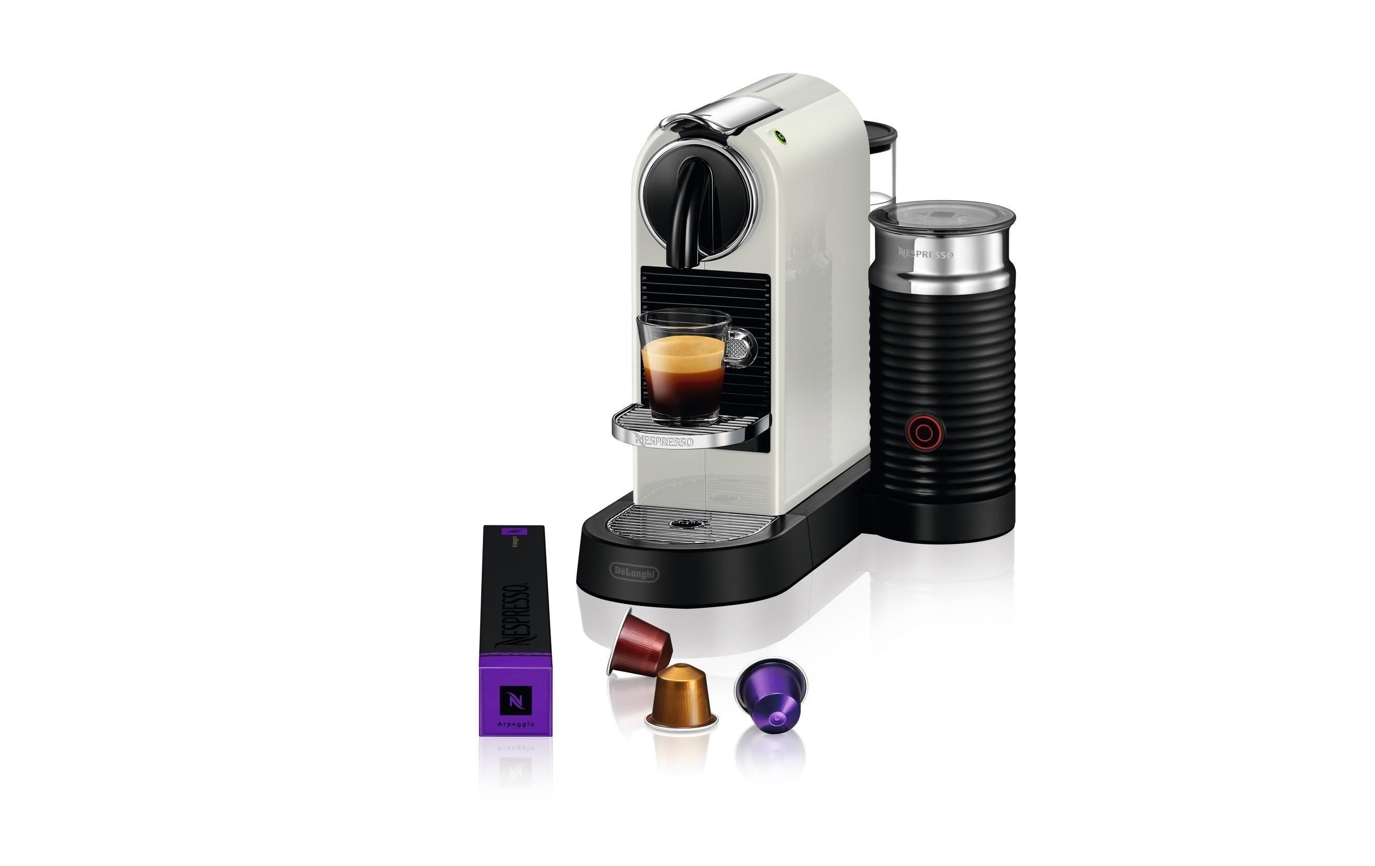 De'Longhi Kaffeemaschine Nespresso CitiZ & Milk EN267.WAE Weiss