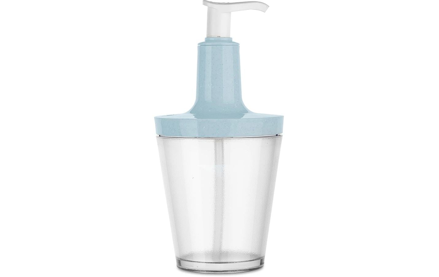 Koziol Seifenspender Flow 250 ml, Blau/Transparent