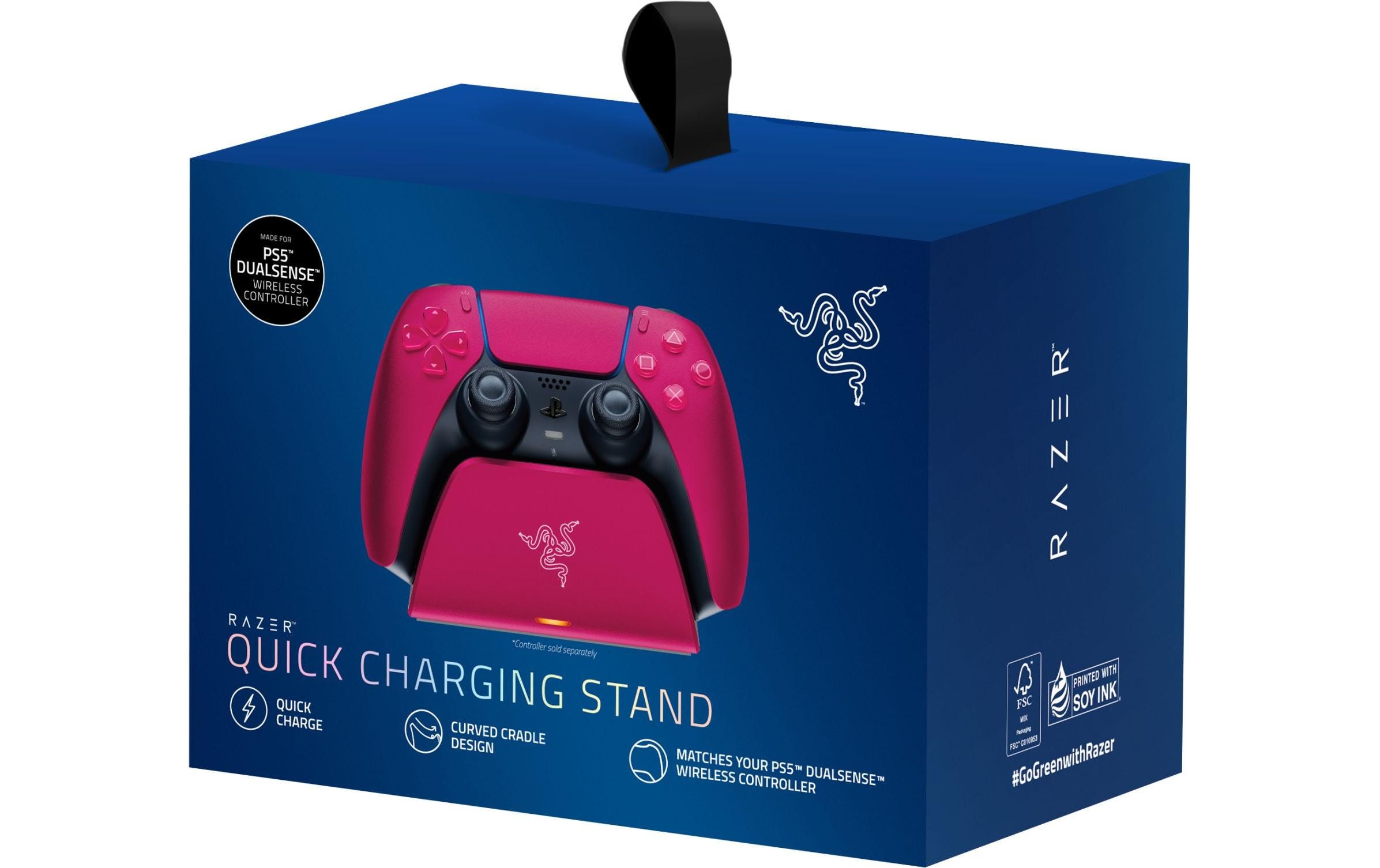 Razer Quick Charging Stand Rot inkl. DualSense Controller