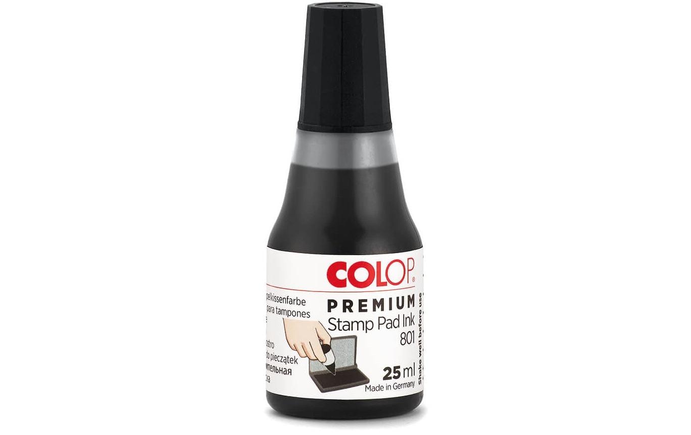 Colop Stempelfarbe 801, 25 ml, Schwarz