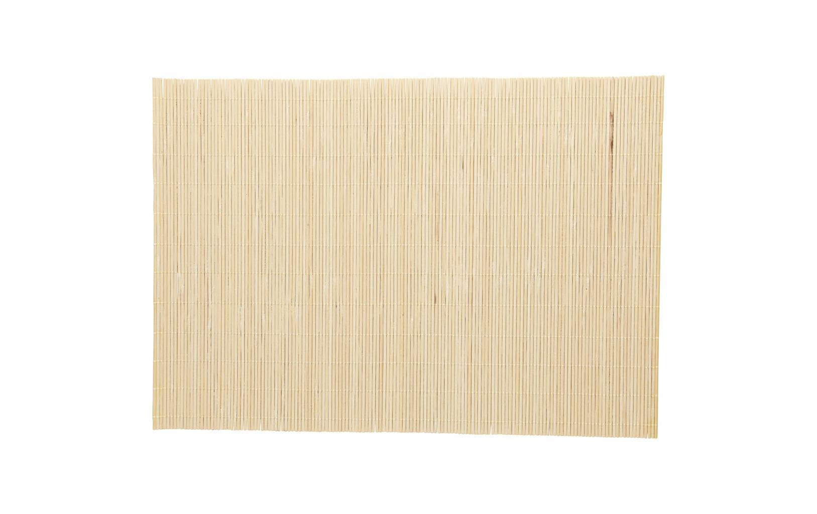 Creativ Company Filzunterlage Bambusmatte 4 Stück, Beige