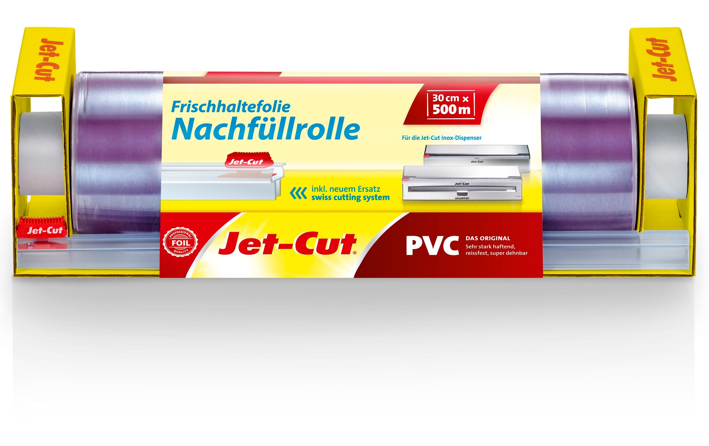 Jet-Cut Frischhaltefolie 30 cm Nachfüllrolle zu Edelstahldispenser