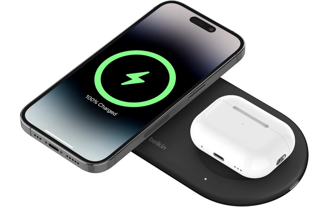 Belkin Wireless Charger Boostcharge Pro 2in1 Schwarz inkl. Netzteil