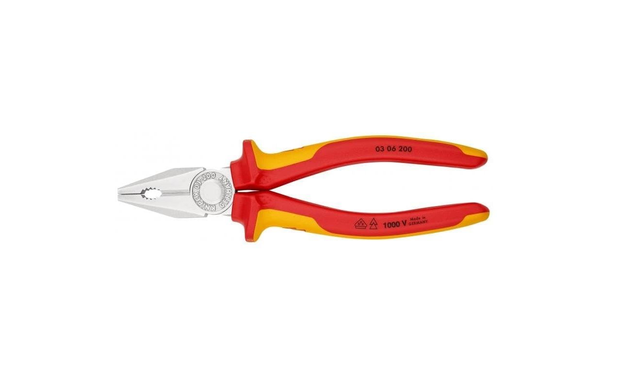 Knipex Kombizange VDE, 200 mm, verchromt