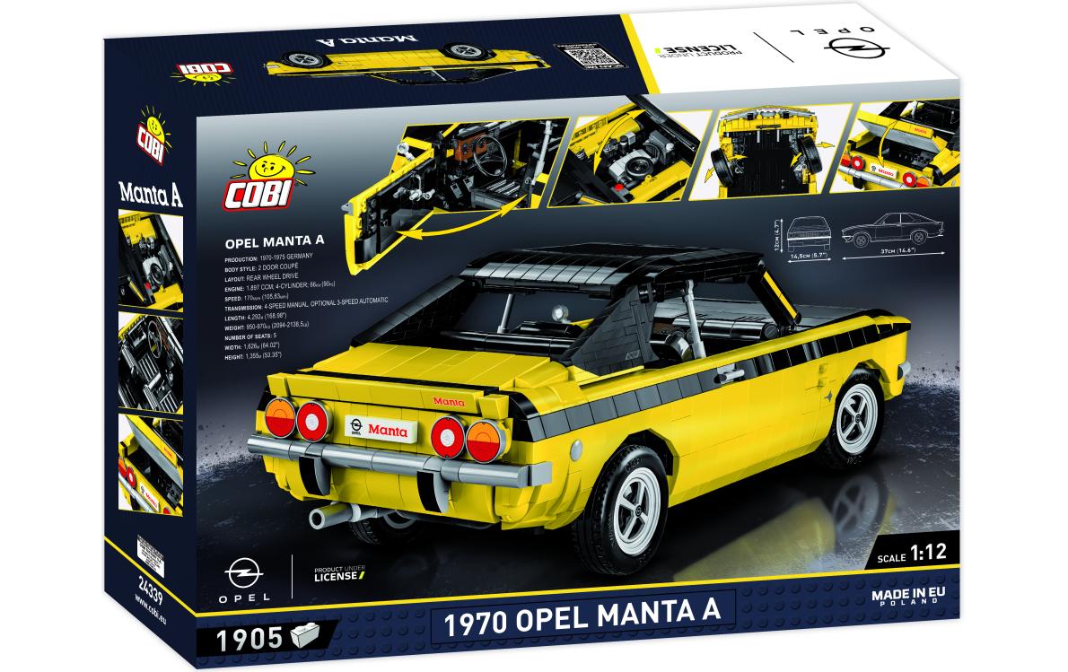 COBI Bausteinmodell 1970 Opel Manta A