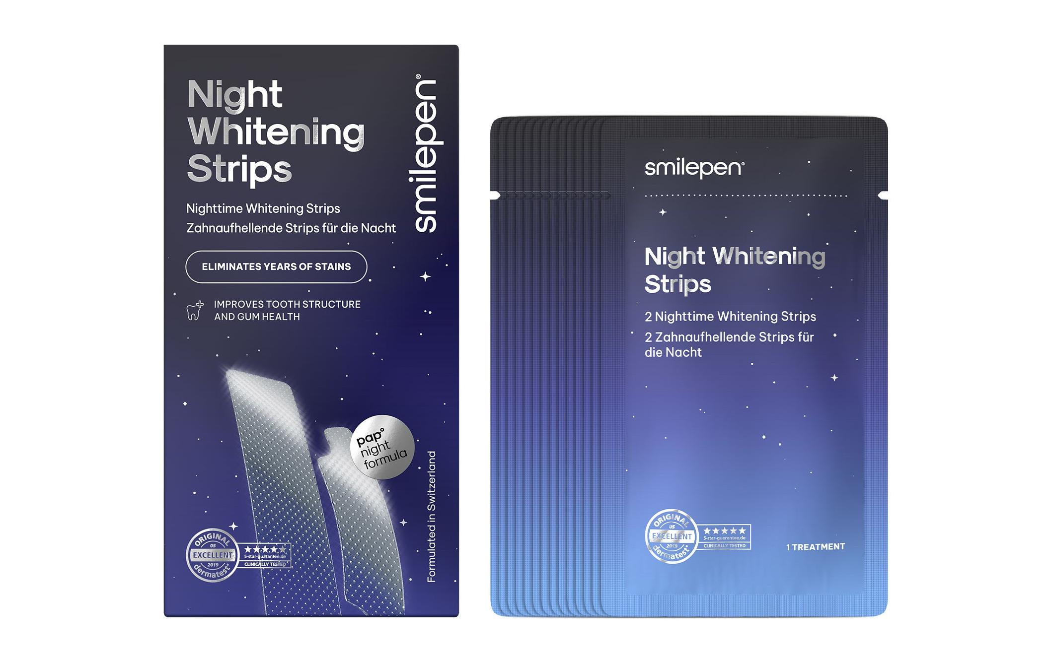 Smilepen Bleaching Night Whitening Strips