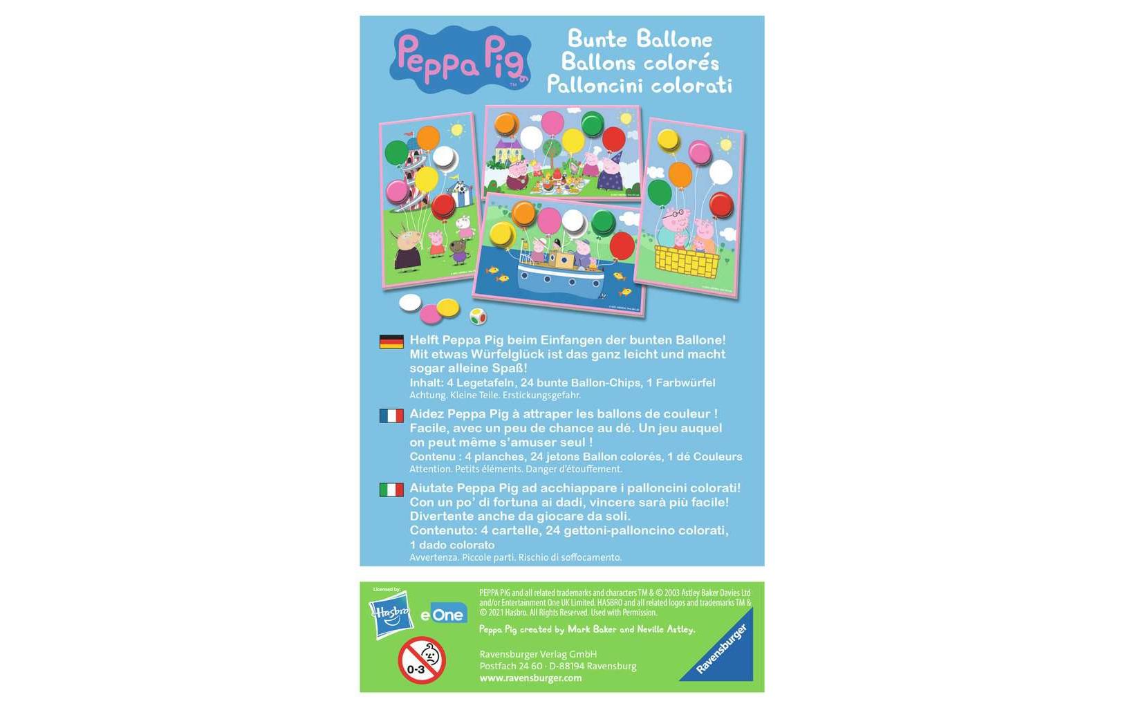 Ravensburger Kinderspiel Peppa Pig: Bunte Ballone