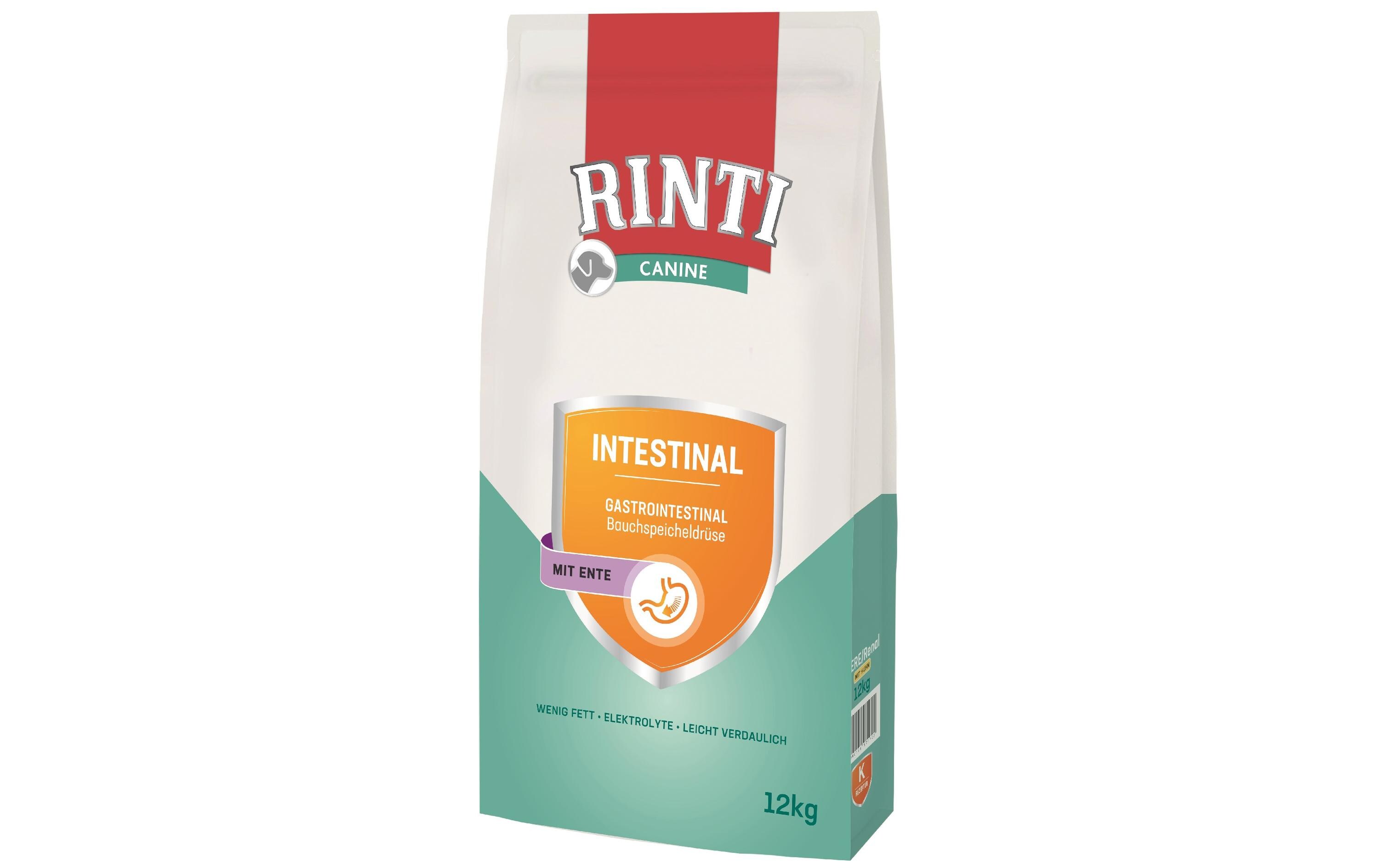 Rinti Canine Trockenfutter Intestinal Ente, 12 kg