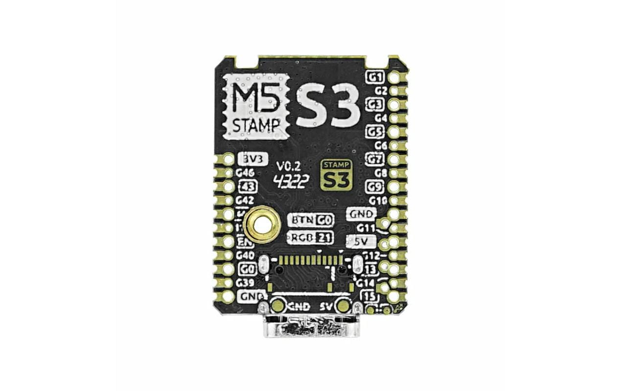 M5Stack Entwicklerboard M5StampS3 mit 1.27 Header Pin