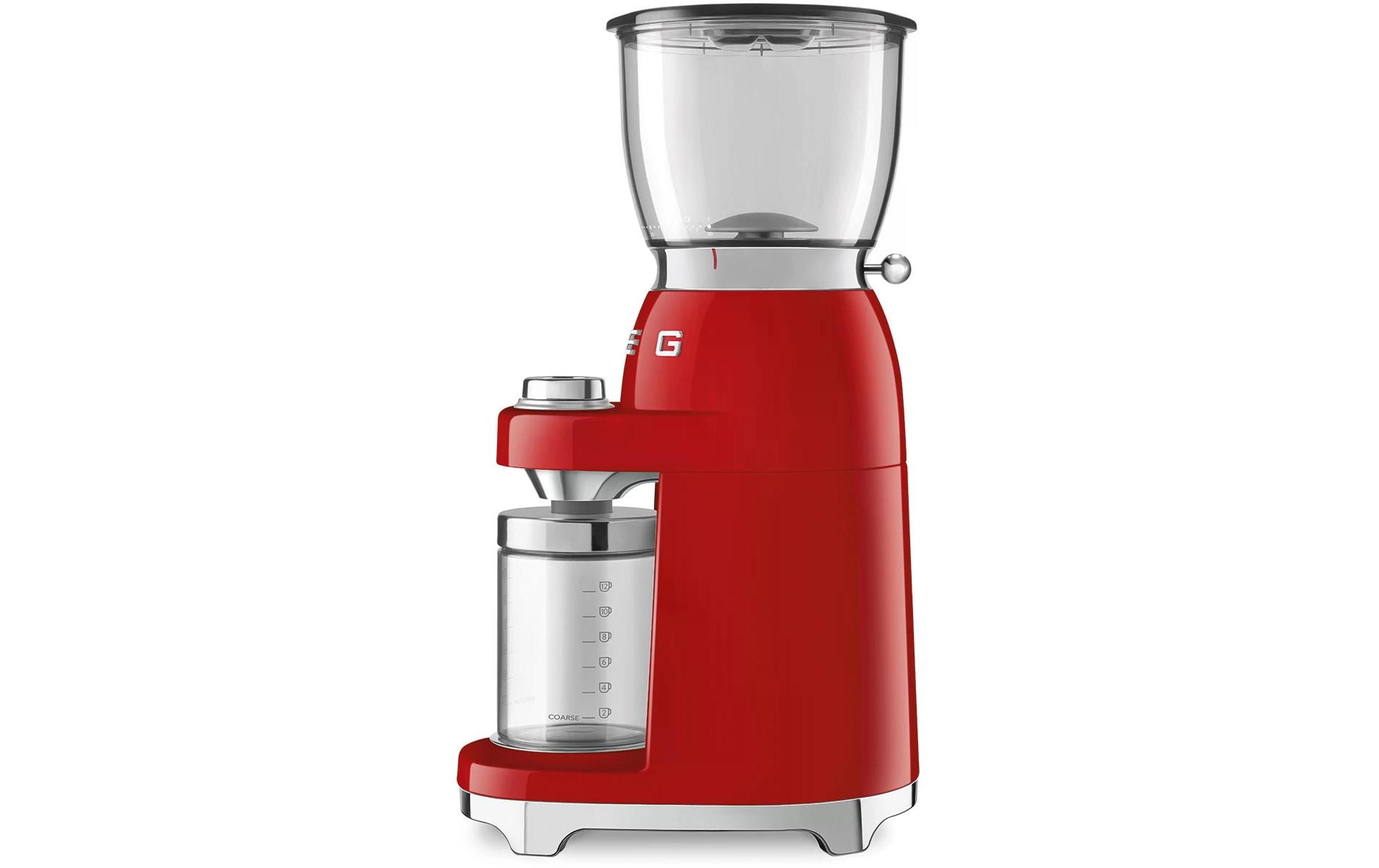 SMEG Kaffeemühle 50's Style CGF11RDEU Rot