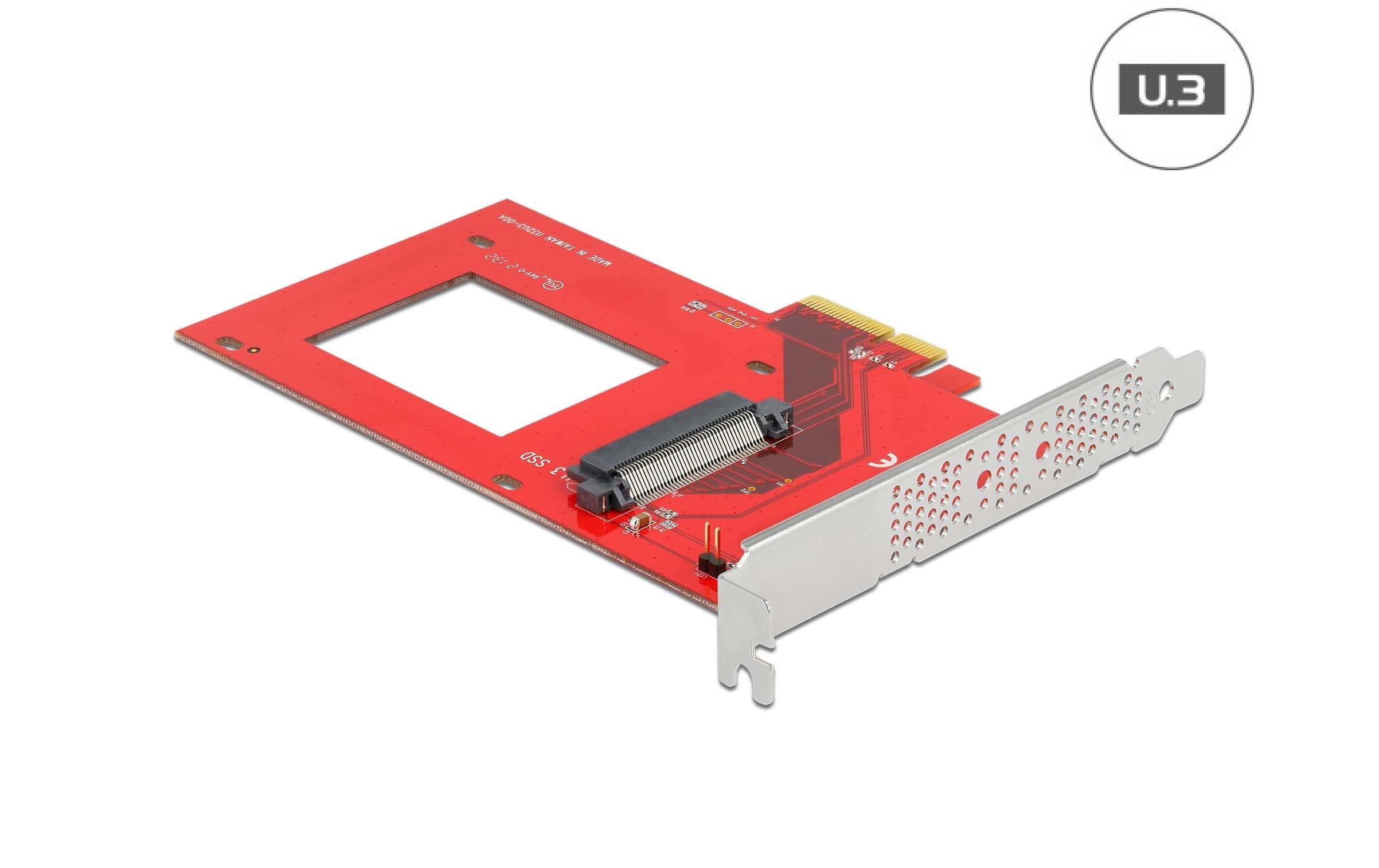 Delock Host Bus Adapter PCI-Express x4 - 1x U.3 SFF-8639