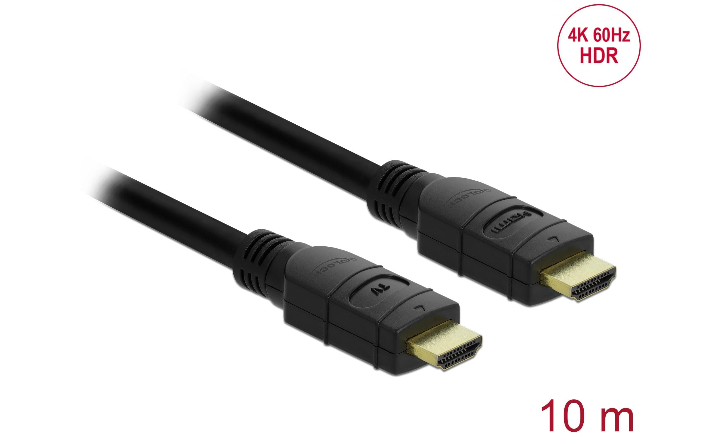 Delock Kabel 4K 60Hz HDMI - HDMI, 10 m