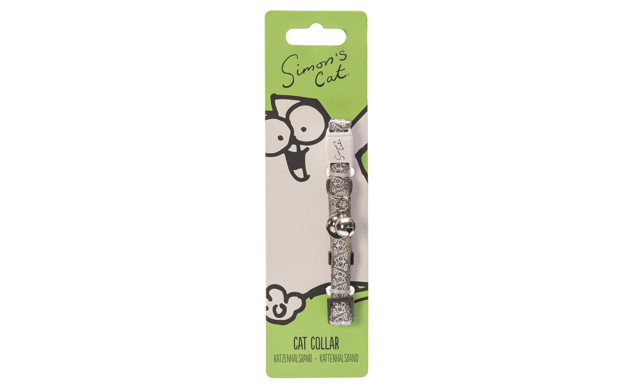 Simon's Cat Katzenhalsband Grau