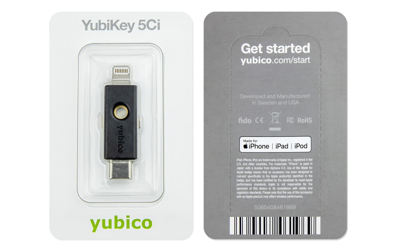 Yubico YubiKey 5Ci USB-C, Lightning, 1 Stück