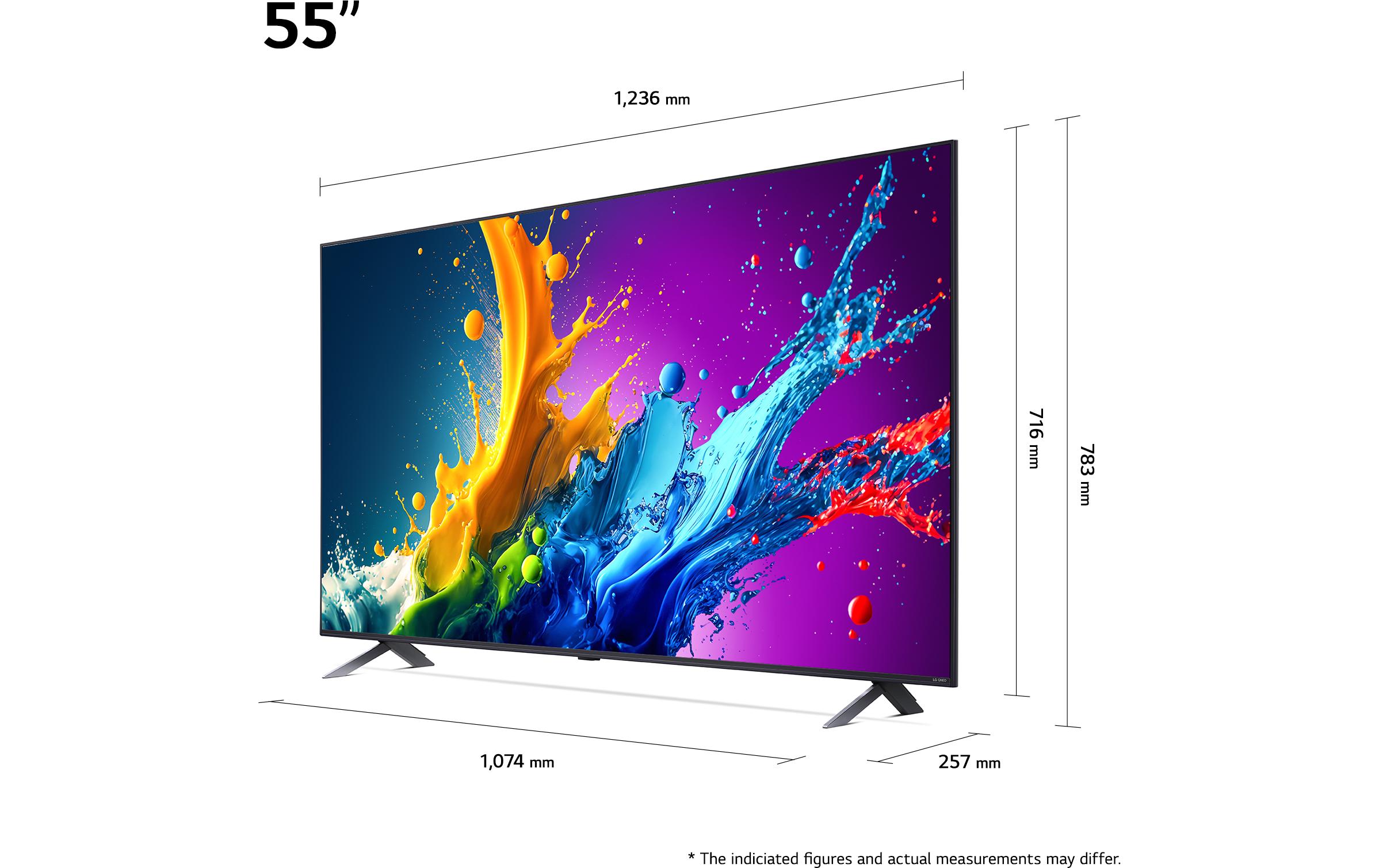 LG TV 55QNED80T6A 55, 3840 x 2160 (Ultra HD 4K), LED-LCD