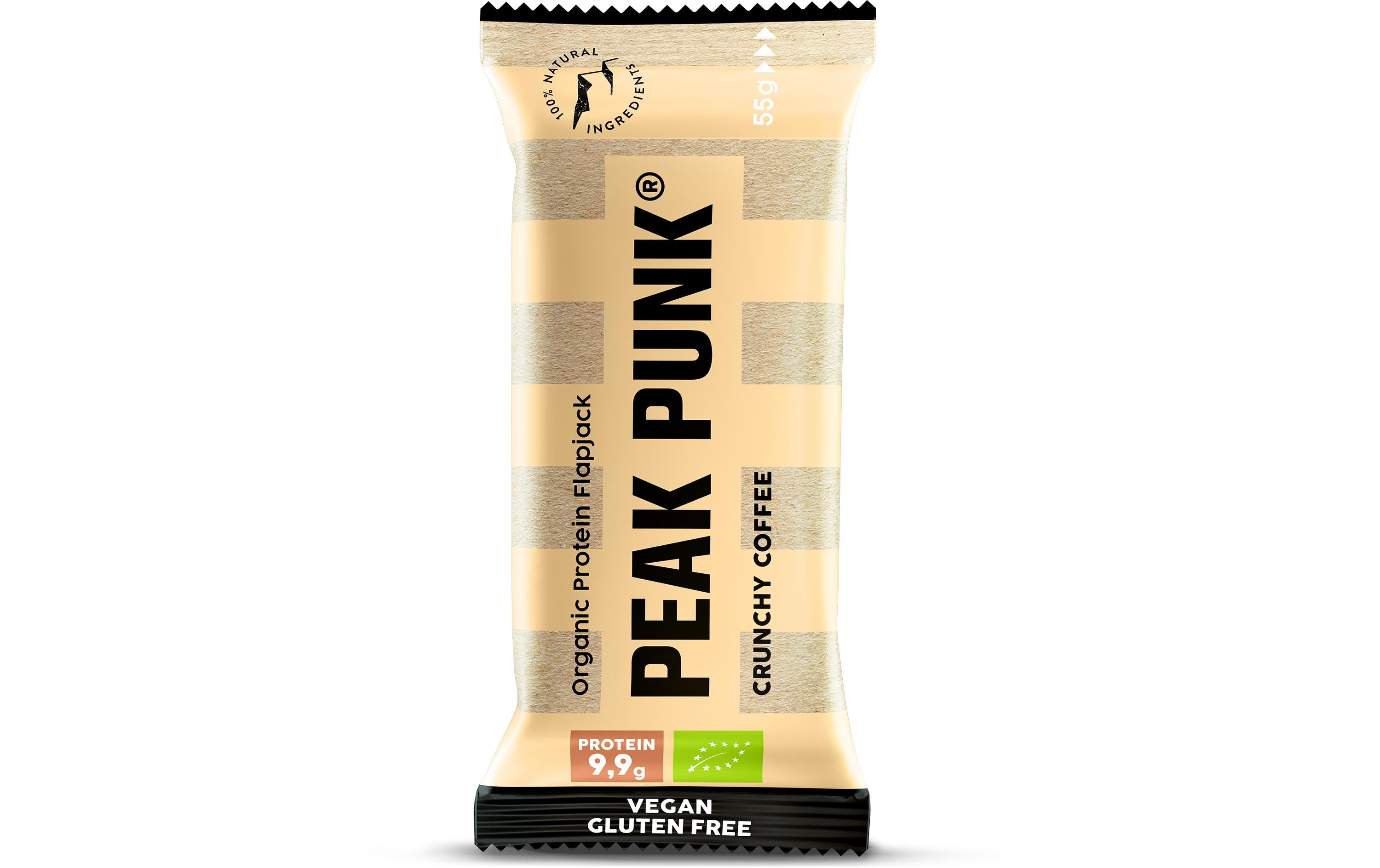 PEAK PUNK Bio Oat Protein – Crunchy Coffee 12 x 55 g