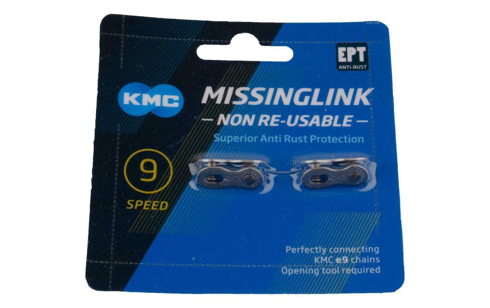 KMC Kettenschloss MissingLink 9NR EPT (e9) 2pcs/Card