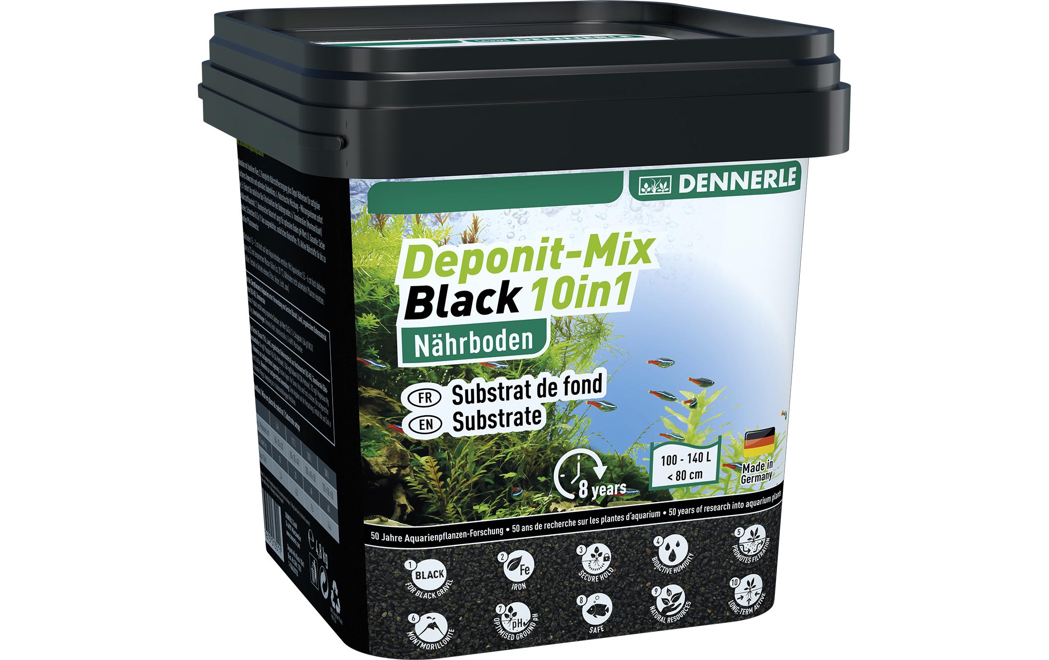 Dennerle Nährboden Deponit-Mix Black 10 in 1, 4.8 kg