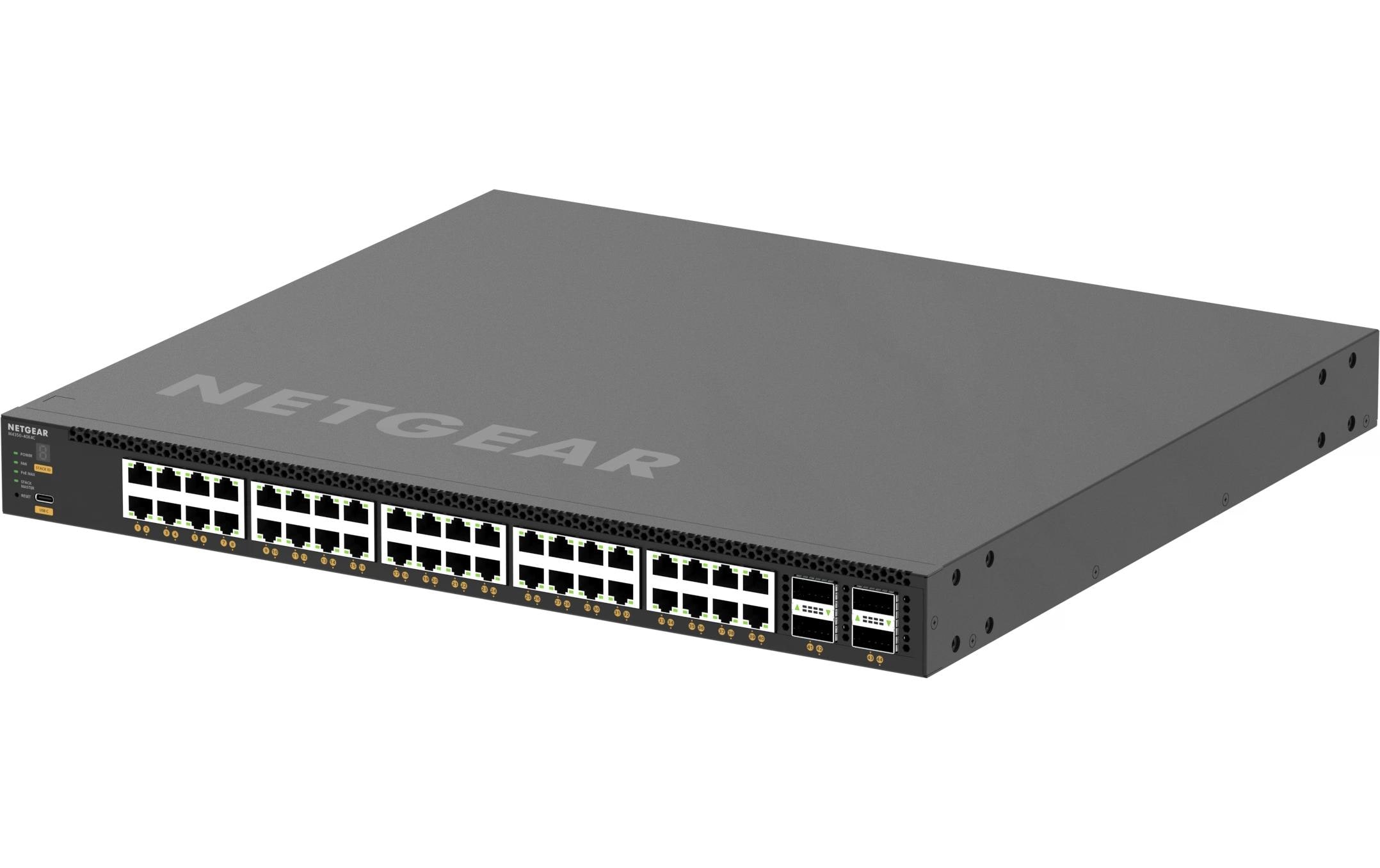 Netgear PoE++ Switch AV Line M4350-40X4C 44 Port