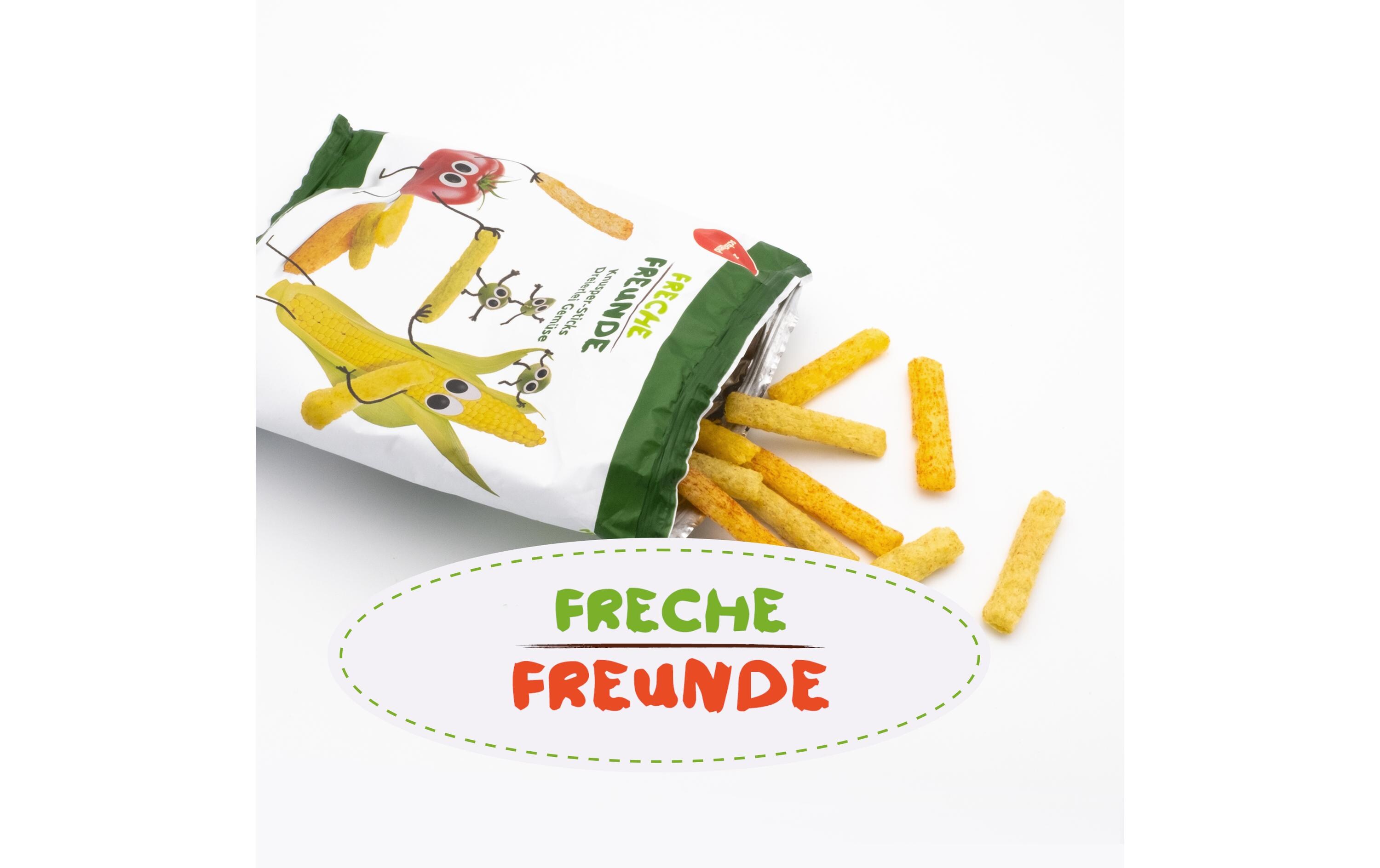 Freche Freunde Knabberspass Knusper-Sticks Dreierlei Gemüse 30 g