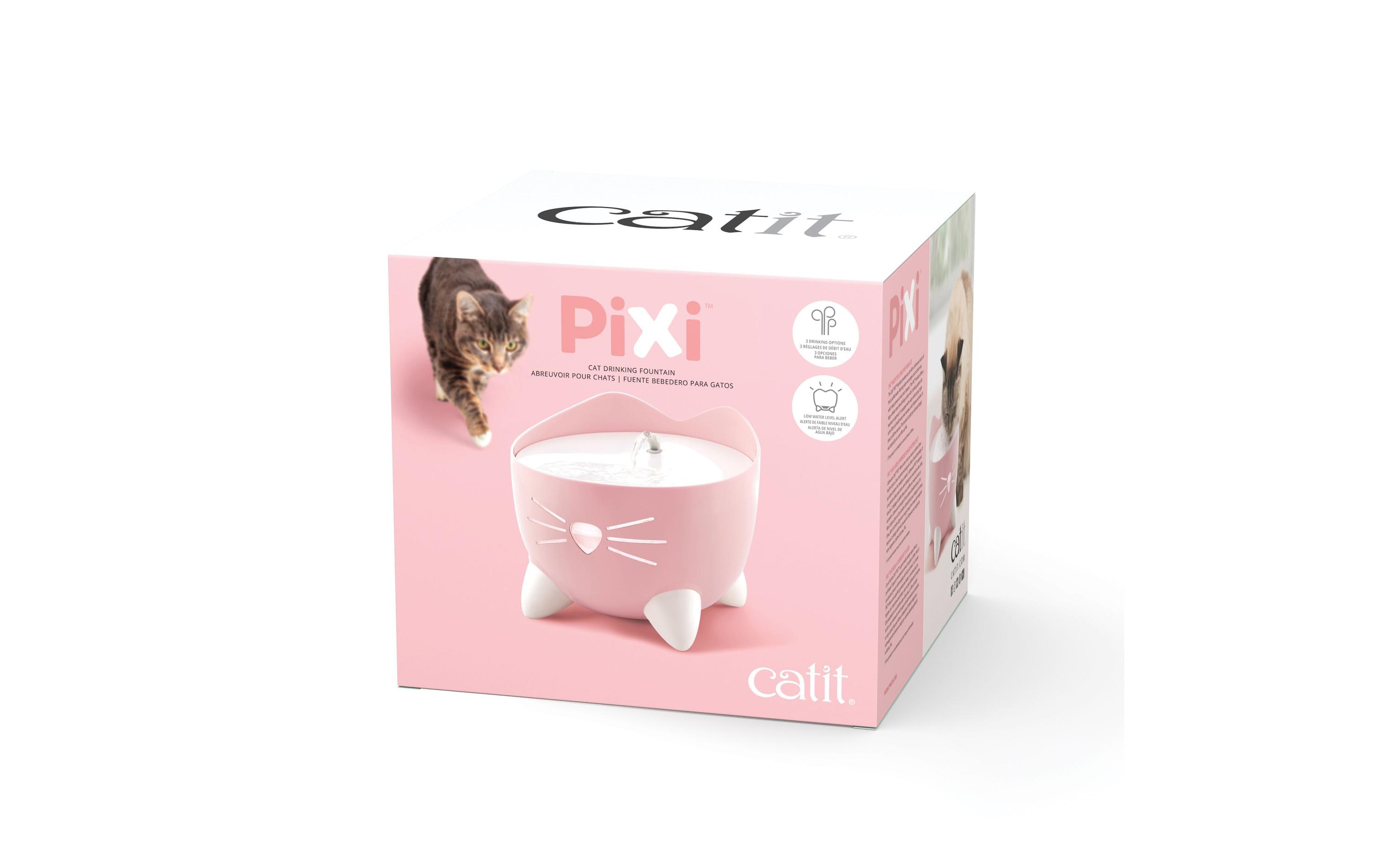 Catit Wasserautomat Pixi Fountain Rosa, 2.5 l