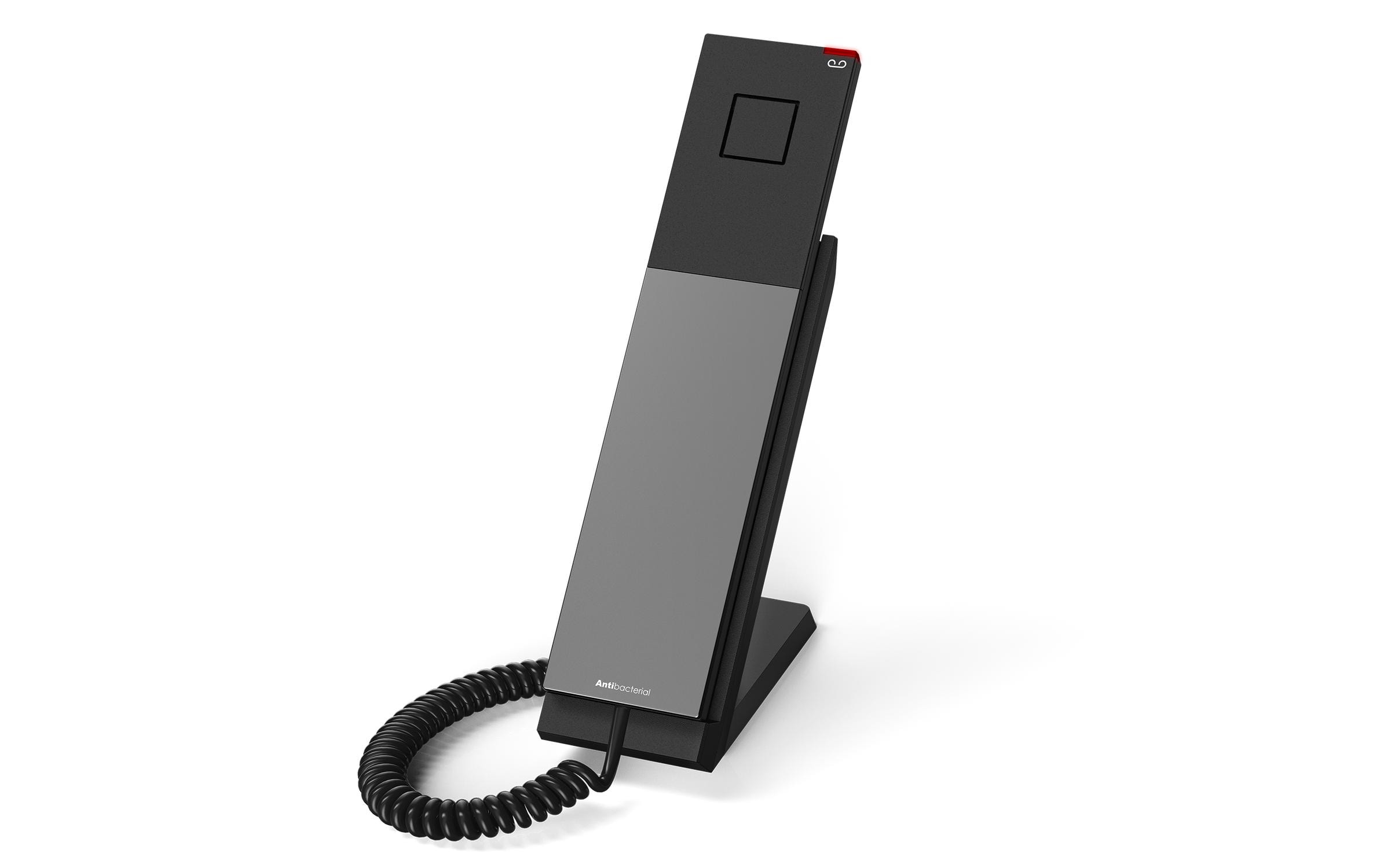 snom Tischtelefon HD300A, Analoges Hoteltelefon Schwarz