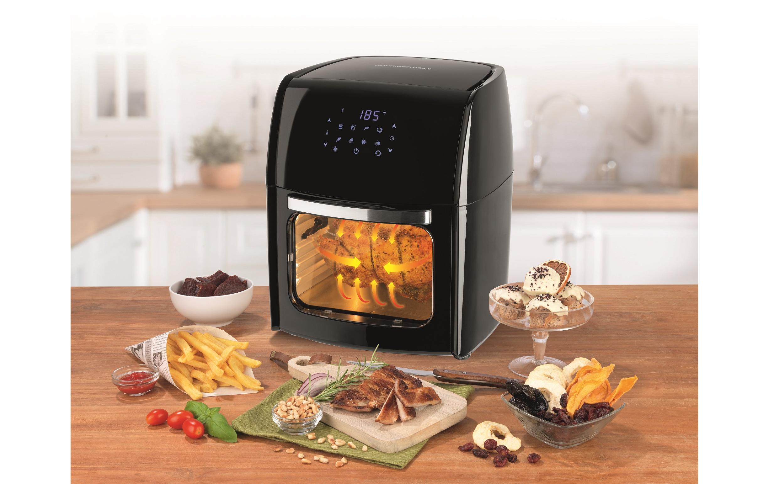 GOURMETmaxx Heissluft-Fritteuse Digital 9in1 Schwarz