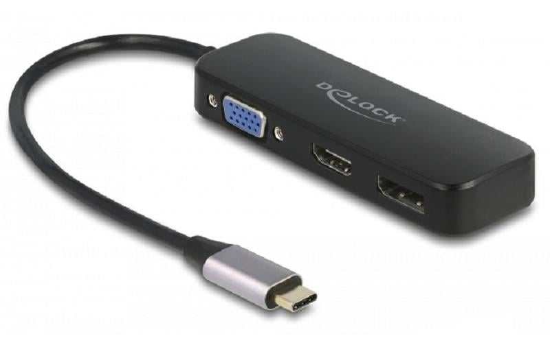 Delock Multiadapter 64156 USB-C – DP/HDMI/VGA