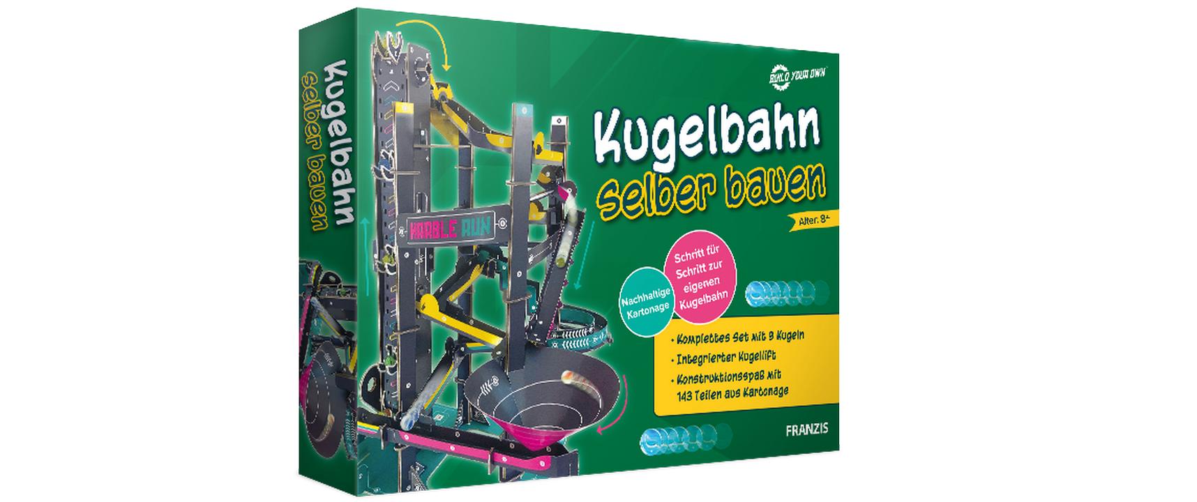 Franzis Experimentierkasten Kugelbahn selber bauen 143-teilig