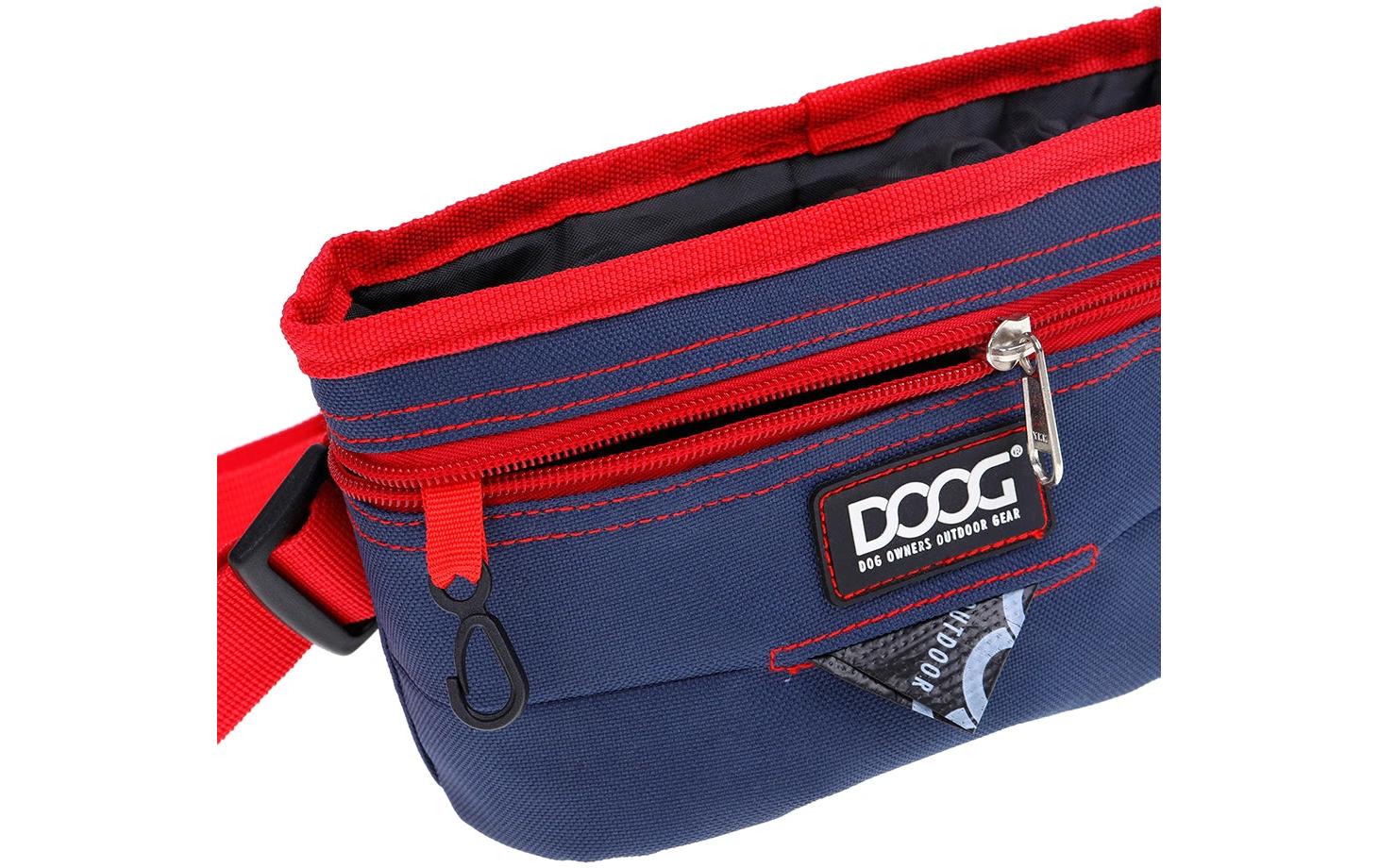 Doog Treat Pouch L Navy / Rot