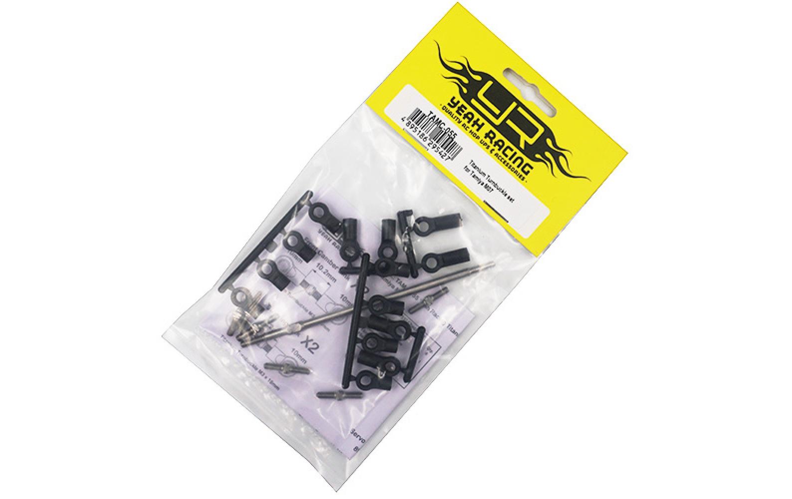 Yeah Racing Titanium Turnbuckle Set Tamiya M-07