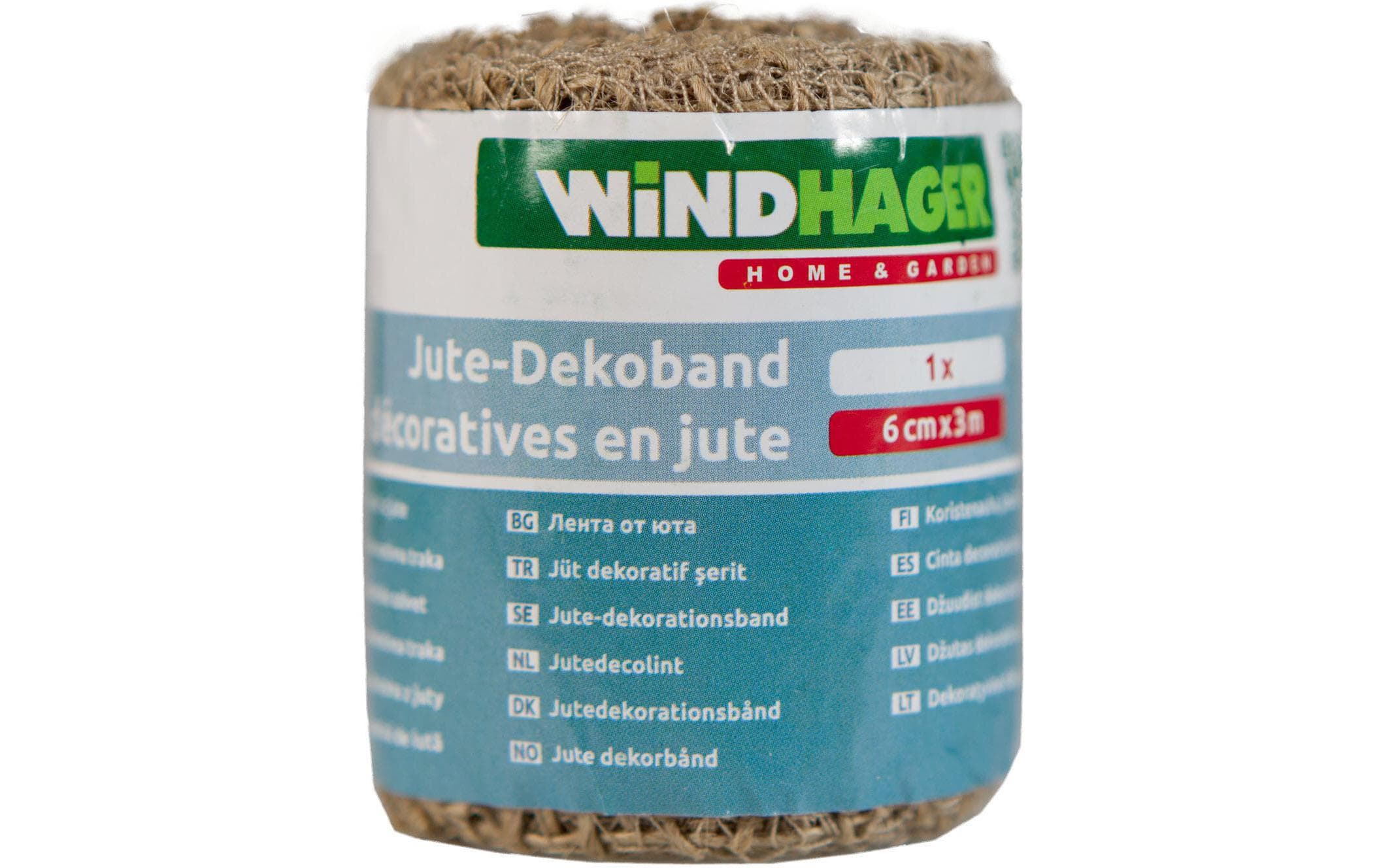 Windhager Jute-Dekoband, nature