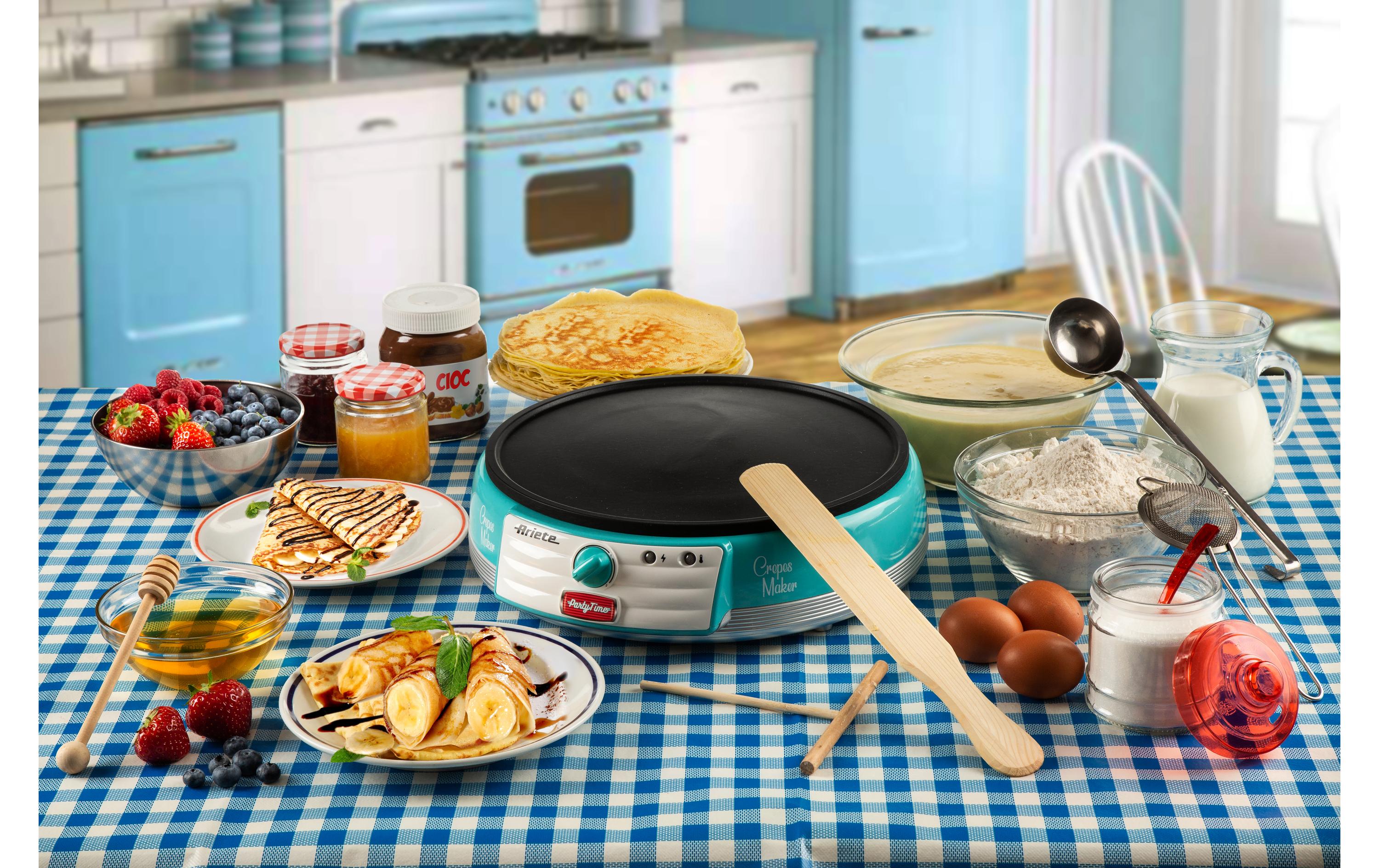 Ariete Crêpe Maker Party Time ARI-202-BL 1000 W, Blau