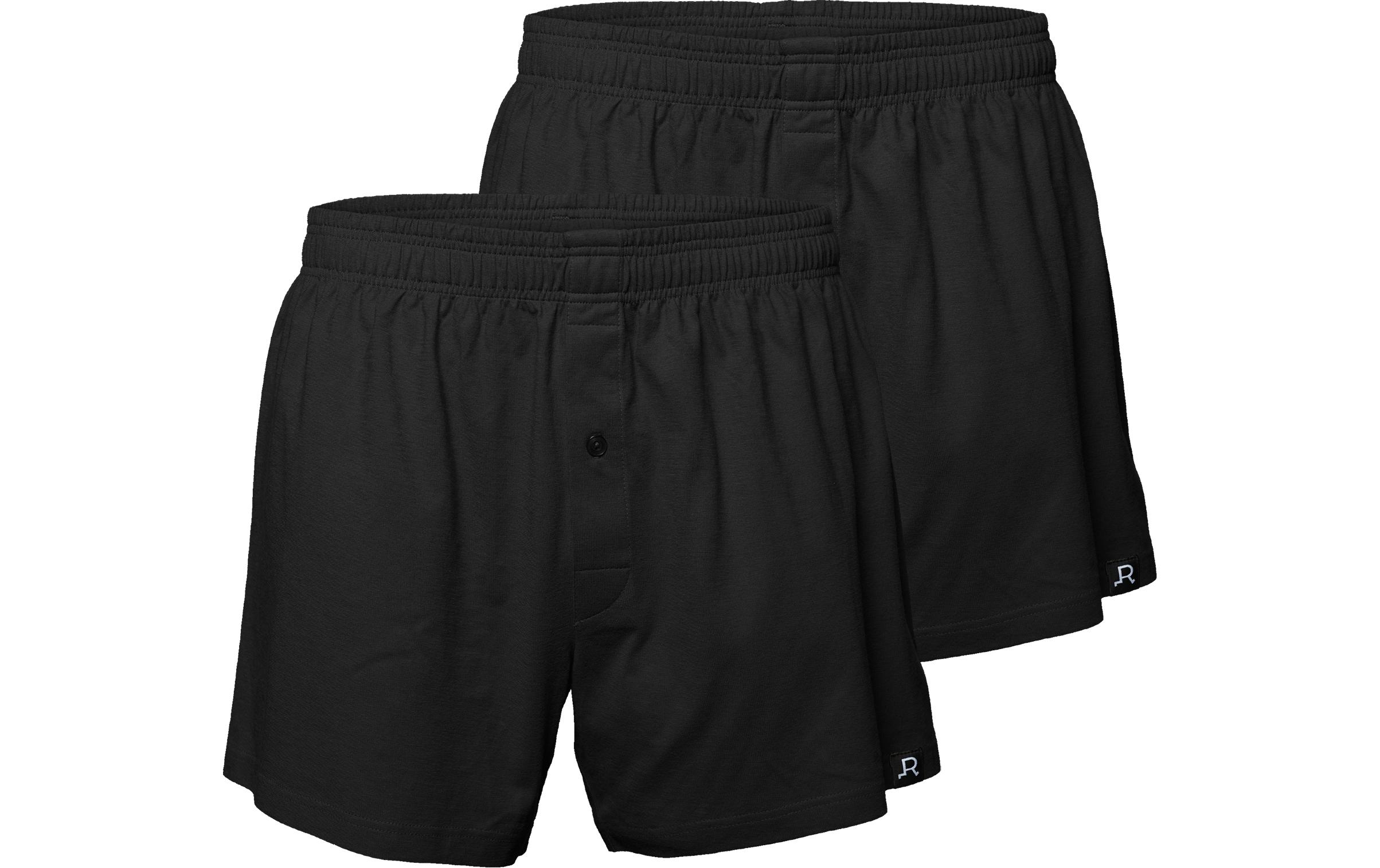 FLIZZER Unterhosen Boxer Der Alleskönner 2er Pack Schwarz, L