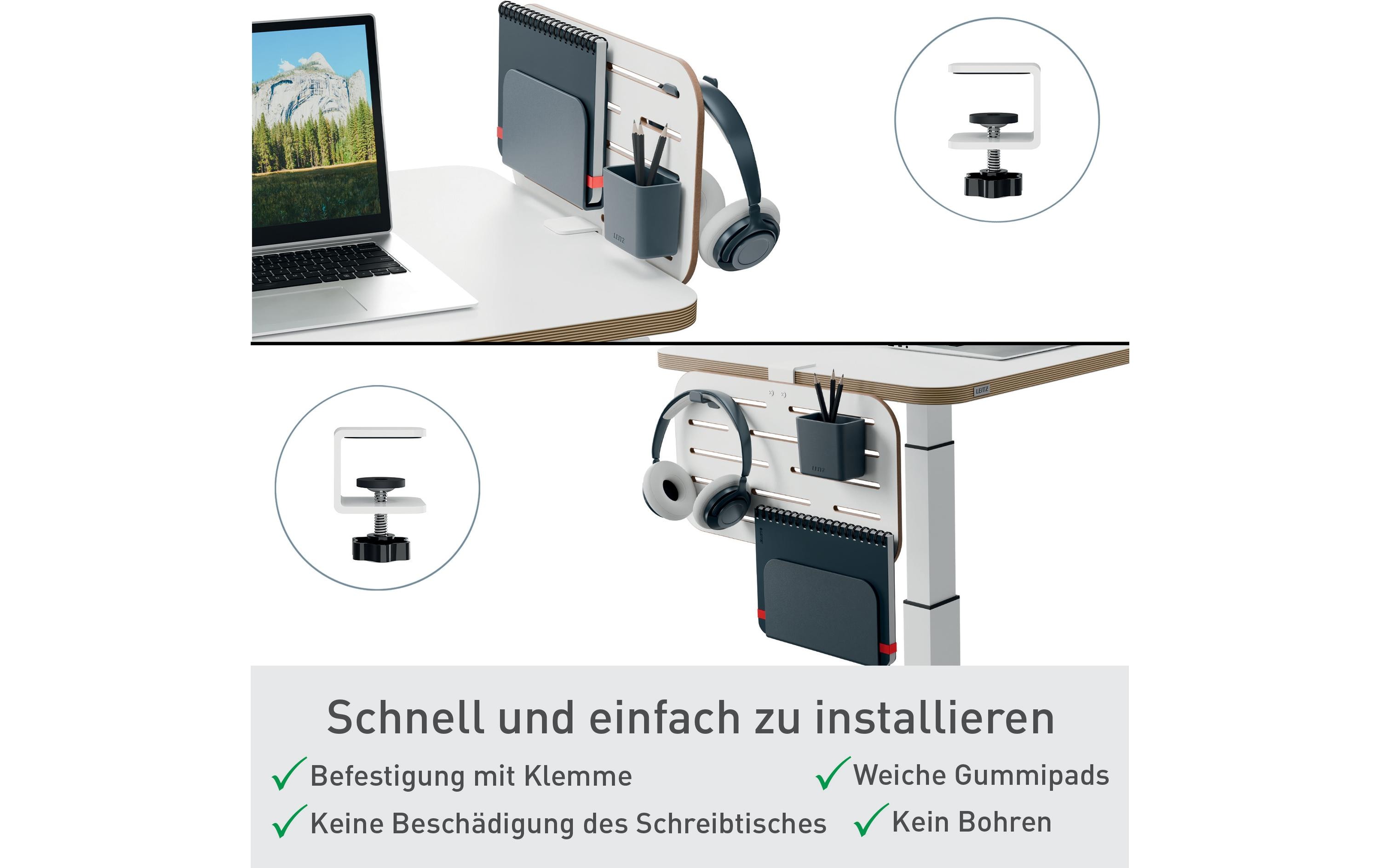 Leitz Stiftehalter Ergo Schreibtisch-Organizer Klein, Weiss