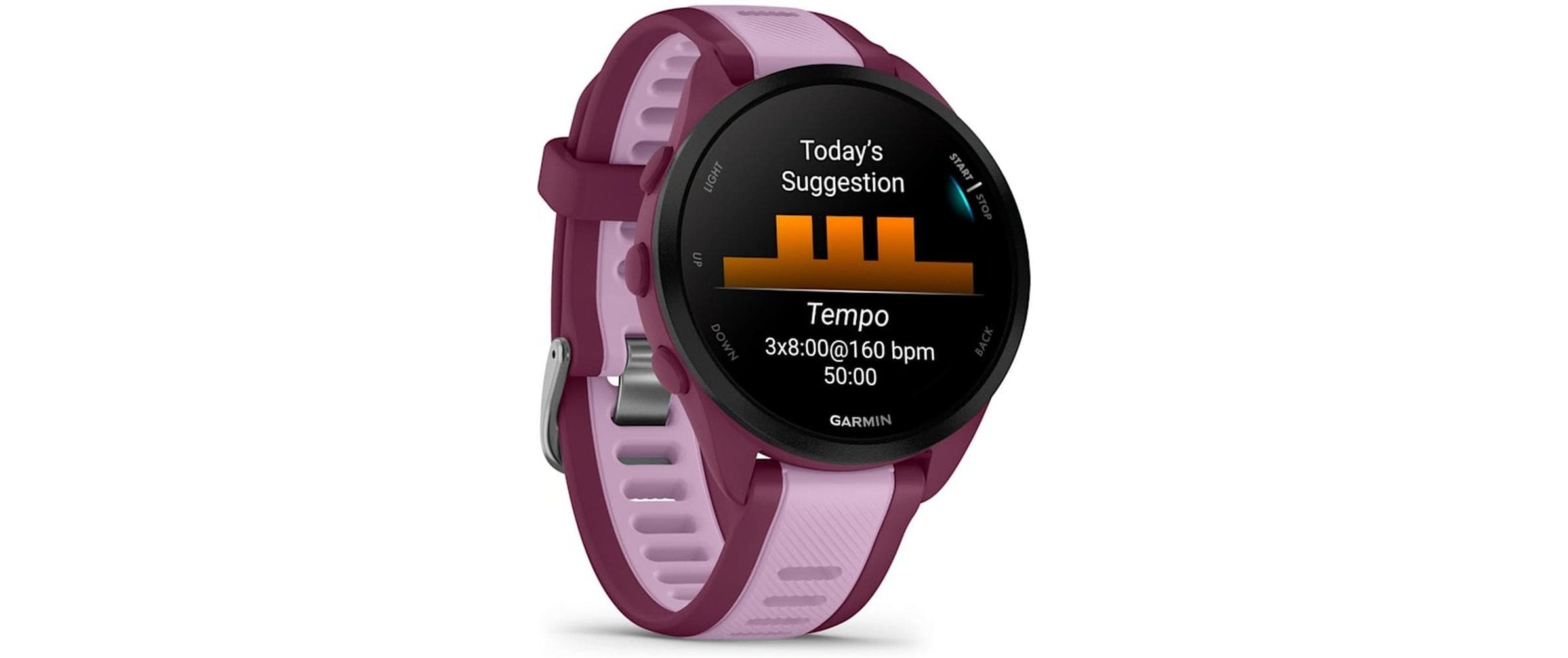 GARMIN Sportuhr Forerunner 165 Music Rosa